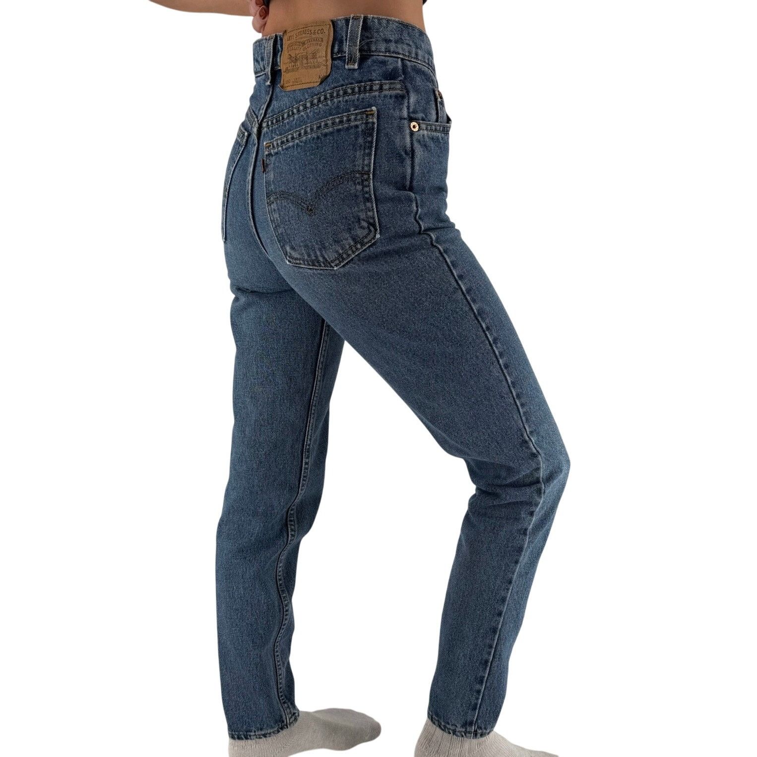 Levi's × Vintage 90s Levis 912 slim fit jeans 1990s vintage Size 27" / US 4 / IT 40 - 4 Thumbnail