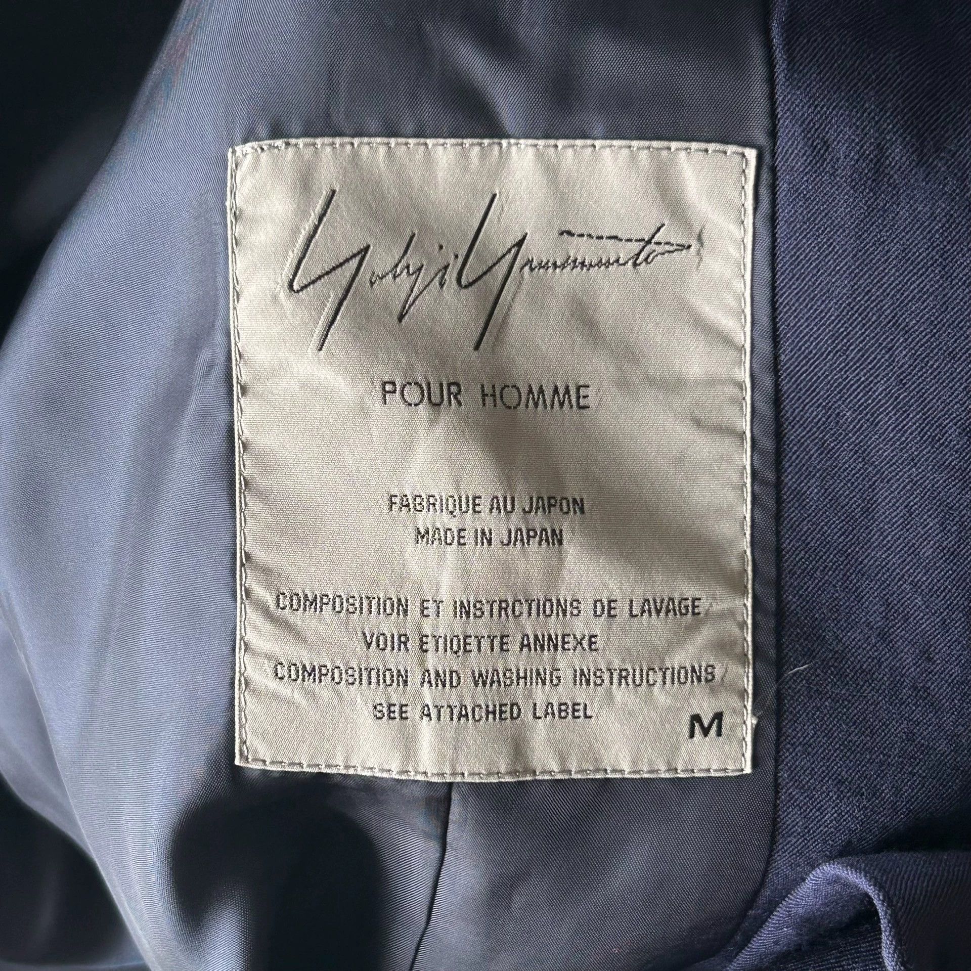 Yohji Yamamoto Yohji Yamamoto 93SS PH DB Hidden Pkts Wool Blazer Size US M / EU 48-50 / 2 - 6 Thumbnail