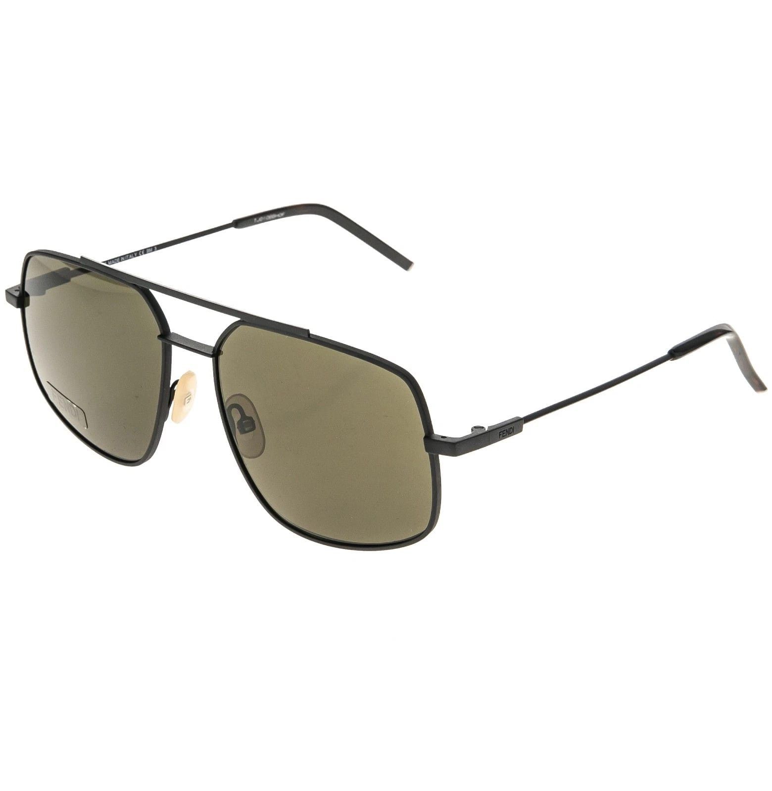 Fendi FENDI AIR FFM0007S 0007 Dark Brown Aviator Sunglasses Men Size ONE SIZE - 7 Thumbnail