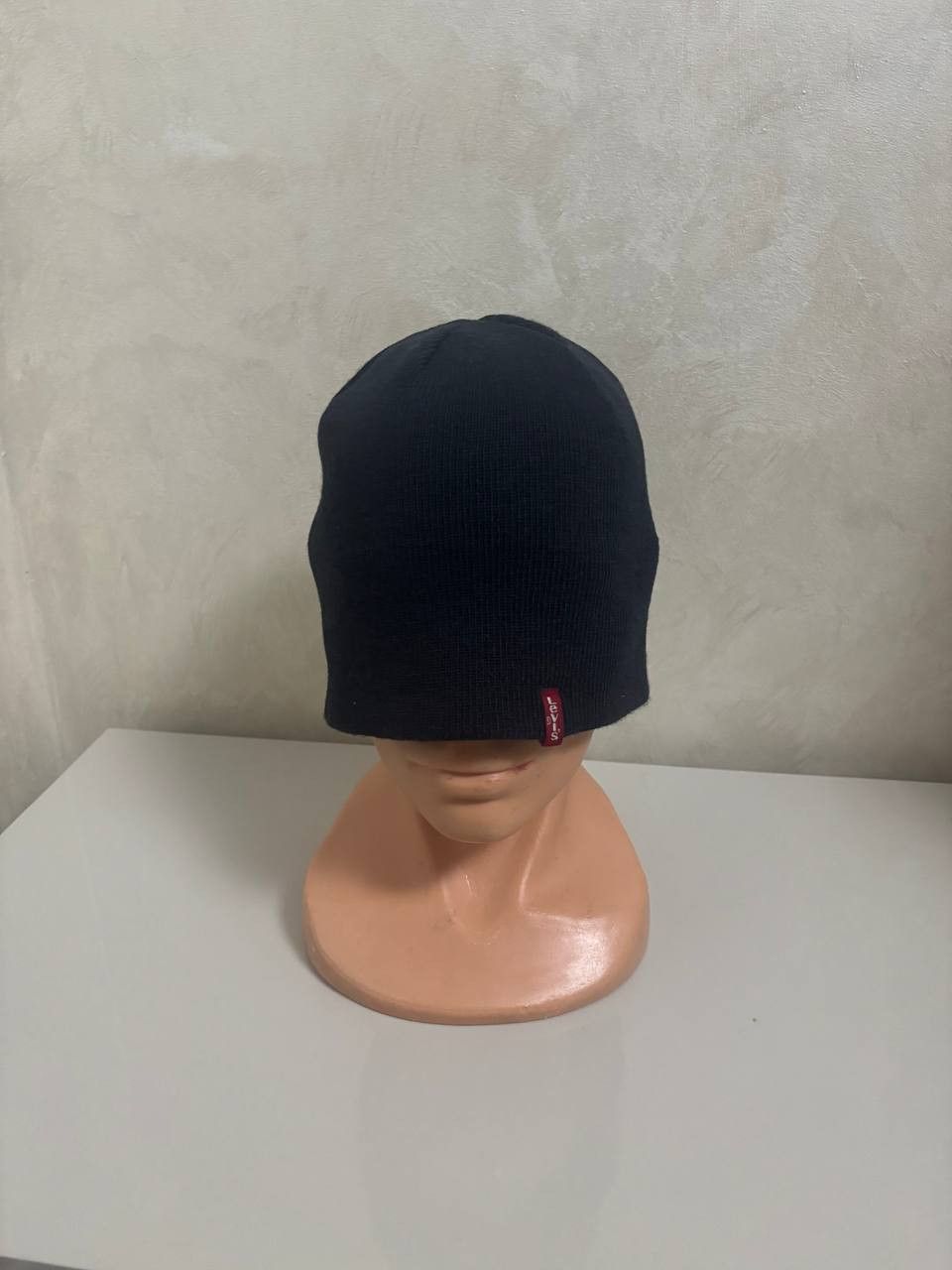 Levi's Vintage Italian Levi's knit hat, size L/XL navy blue acrylic Size ONE SIZE - 2 Thumbnail