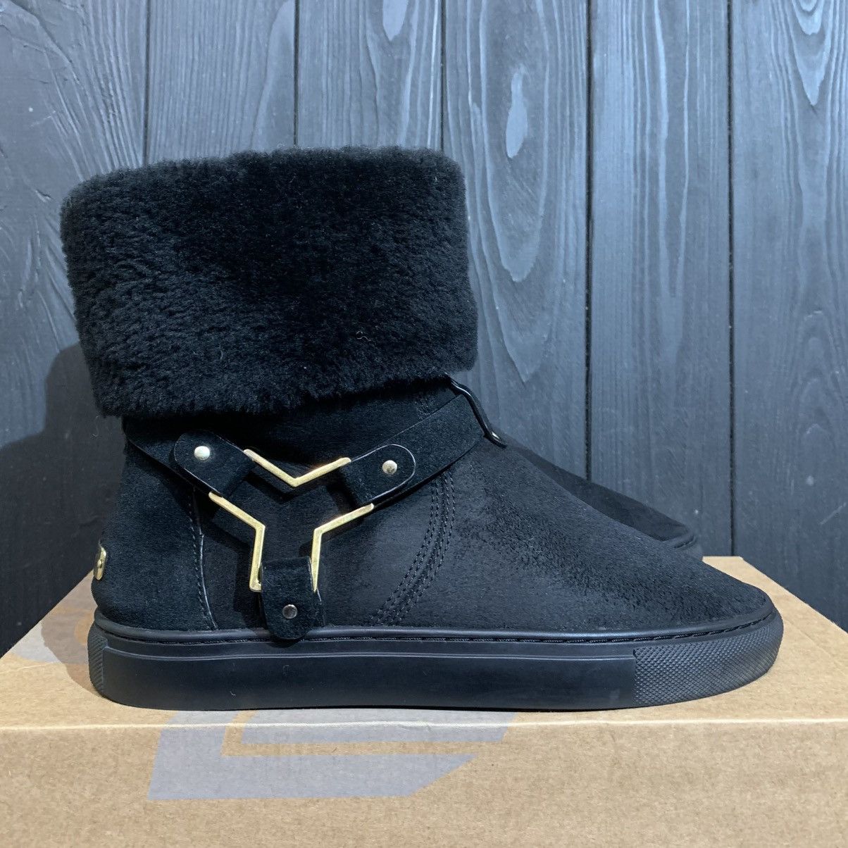 Bally Bally Helisa-Fur Suede Black Women’s Boots Size 36 EU 5.5 US Size US 5.5 / IT 35.5 - 1 Thumbnail