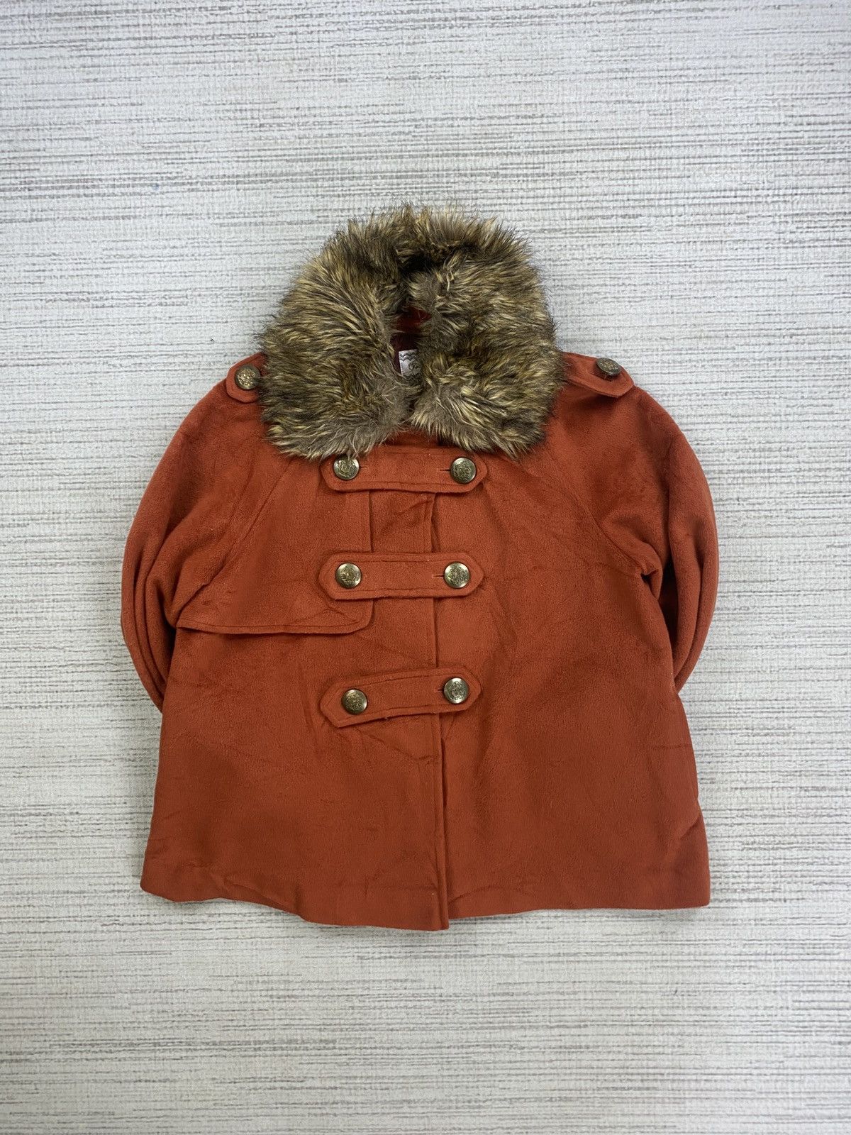 Japanese Brand × Le Grande Bleu (L.G.B.) × Vintage Vintage Twenty One Stage Faux Fur Hoodie Wool Jacket Size US M / EU 48-50 / 2 - 6 Thumbnail
