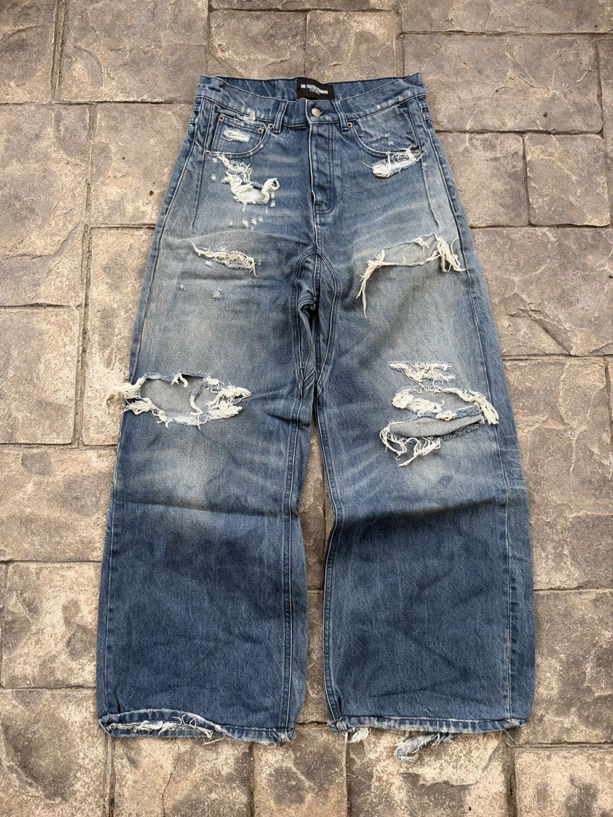 No Faith Studios No Faith Studios Italy Ocean Loose Cut Denim
