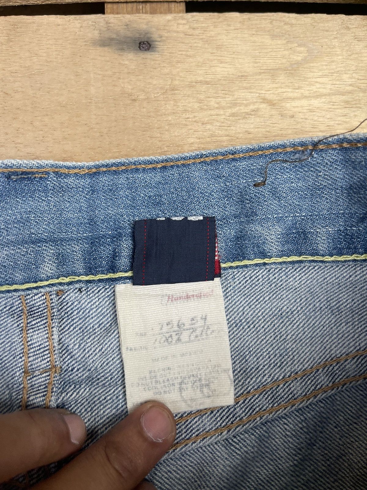 Abercrombie & Fitch × Japanese Brand × Vintage Y2K Abercrombie & Fitch Distressed Denim Jeans Light Wash Size US 32 / EU 48 - 6 Thumbnail