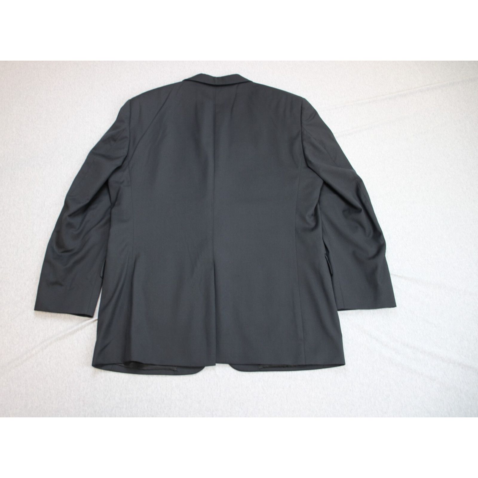 Jos. A. Bank Jos A Bank Blazer Men's 44R Black 100% Wool Single Breasted Size 44R - 2 Thumbnail