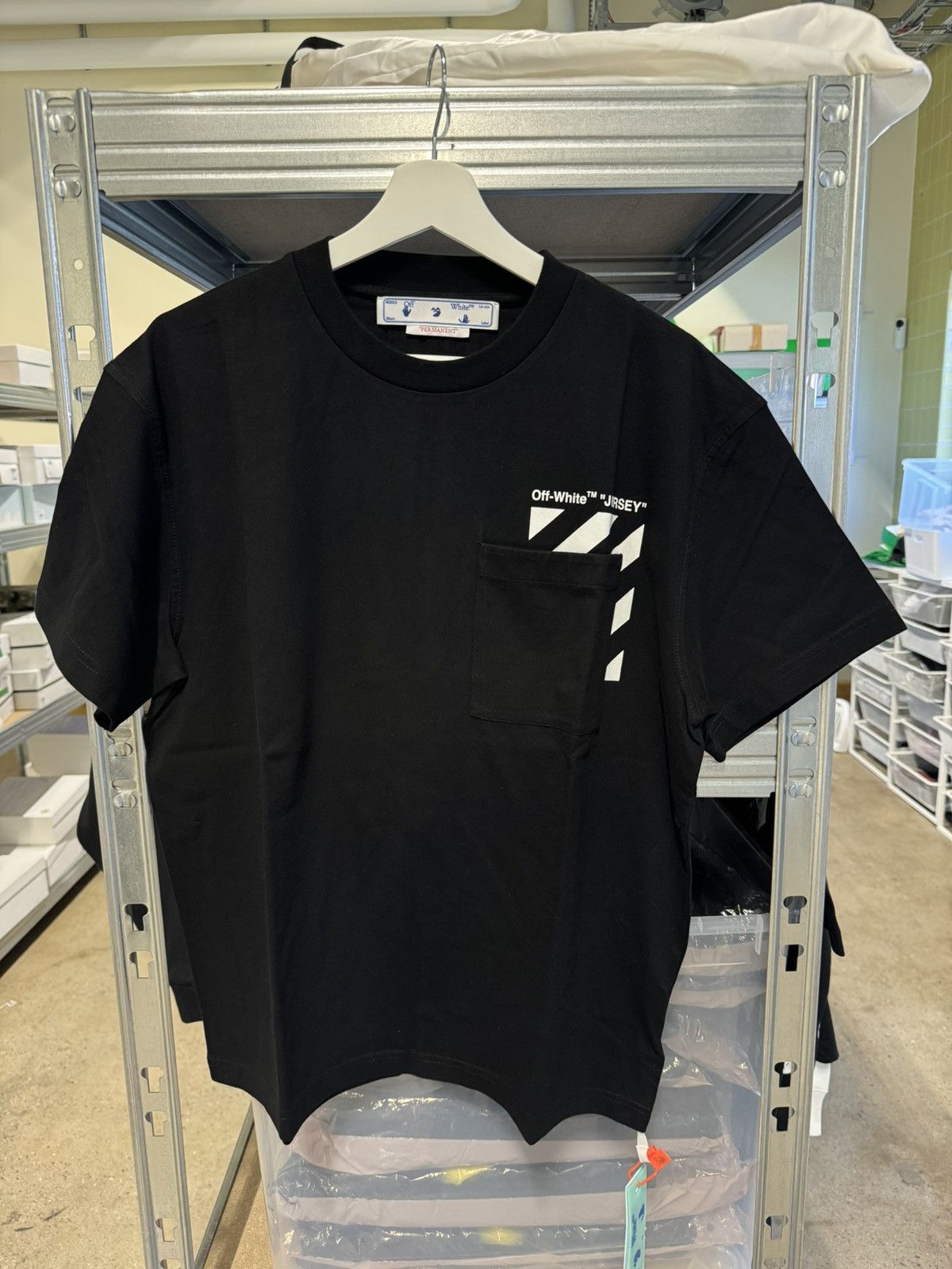 Off-White Off-White Logo Printed T-Shirt NEW 450$ Size US L / EU 52-54 / 3 - 1 Thumbnail