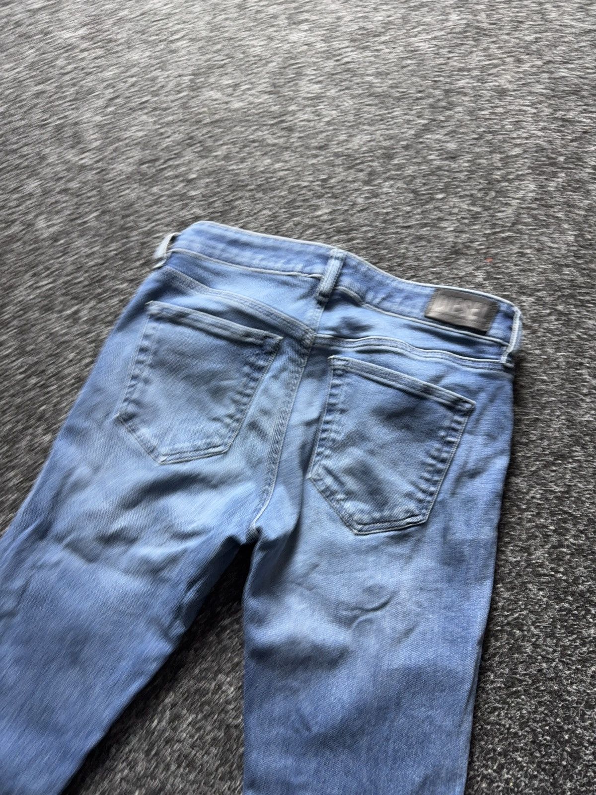 Diesel Luxury 00s Y2K Diesel SLANDY Super Skinny Jeans Light Wash Size 28" / US 6 / IT 42 - 15 Thumbnail