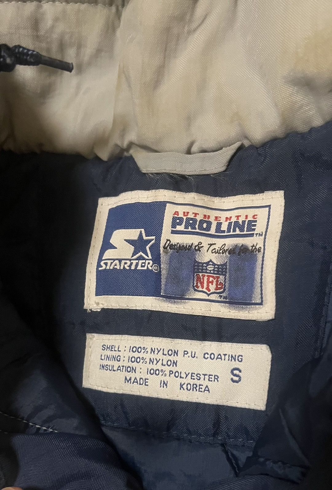 NFL Vintage Dallas Cowboys Starter Puffer Jacket Size Small Size US S / EU 44-46 / 1 - 5 Thumbnail