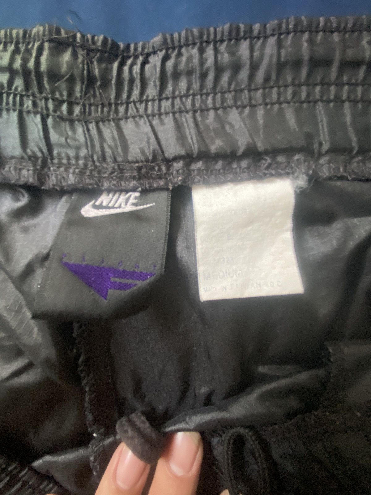 Nike × Vintage Vintage 100% Nylon Nike Flight Pants Size US 35 - 3 Thumbnail