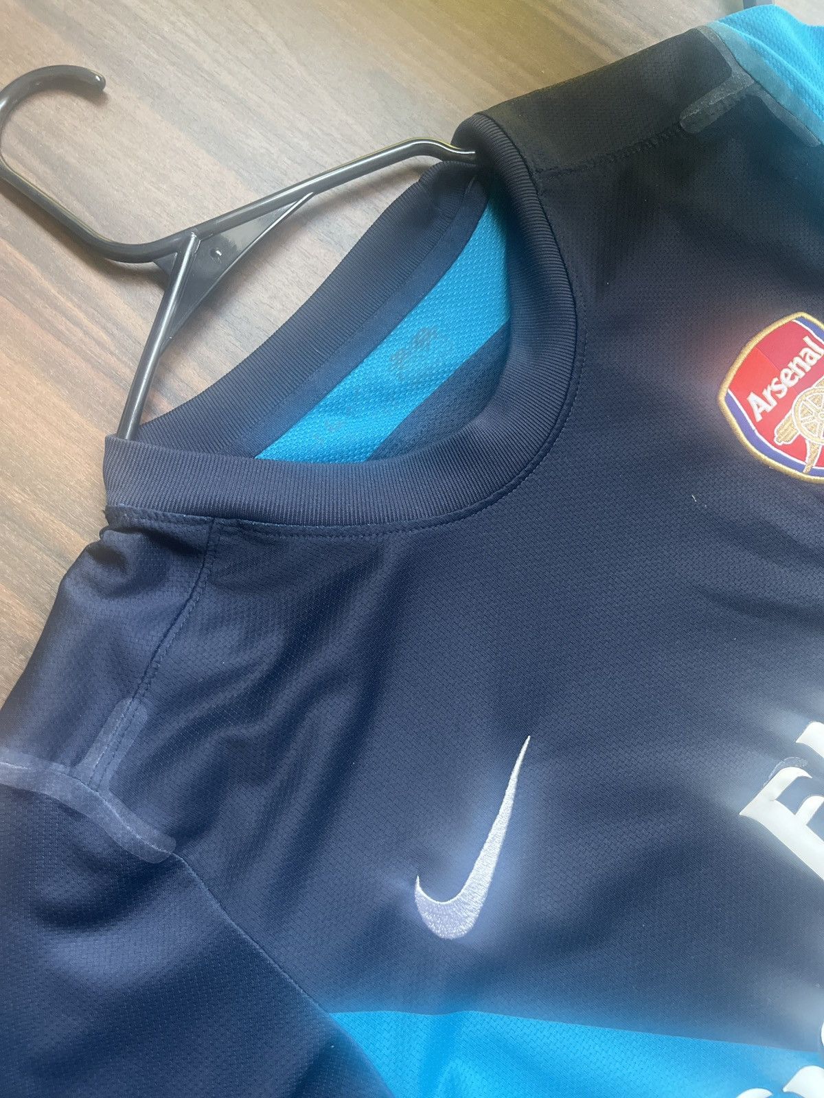 Nike 2010 Vintage Blue Arsenal Jersey, Nike Size US S / EU 44-46 / 1 - 4 Thumbnail
