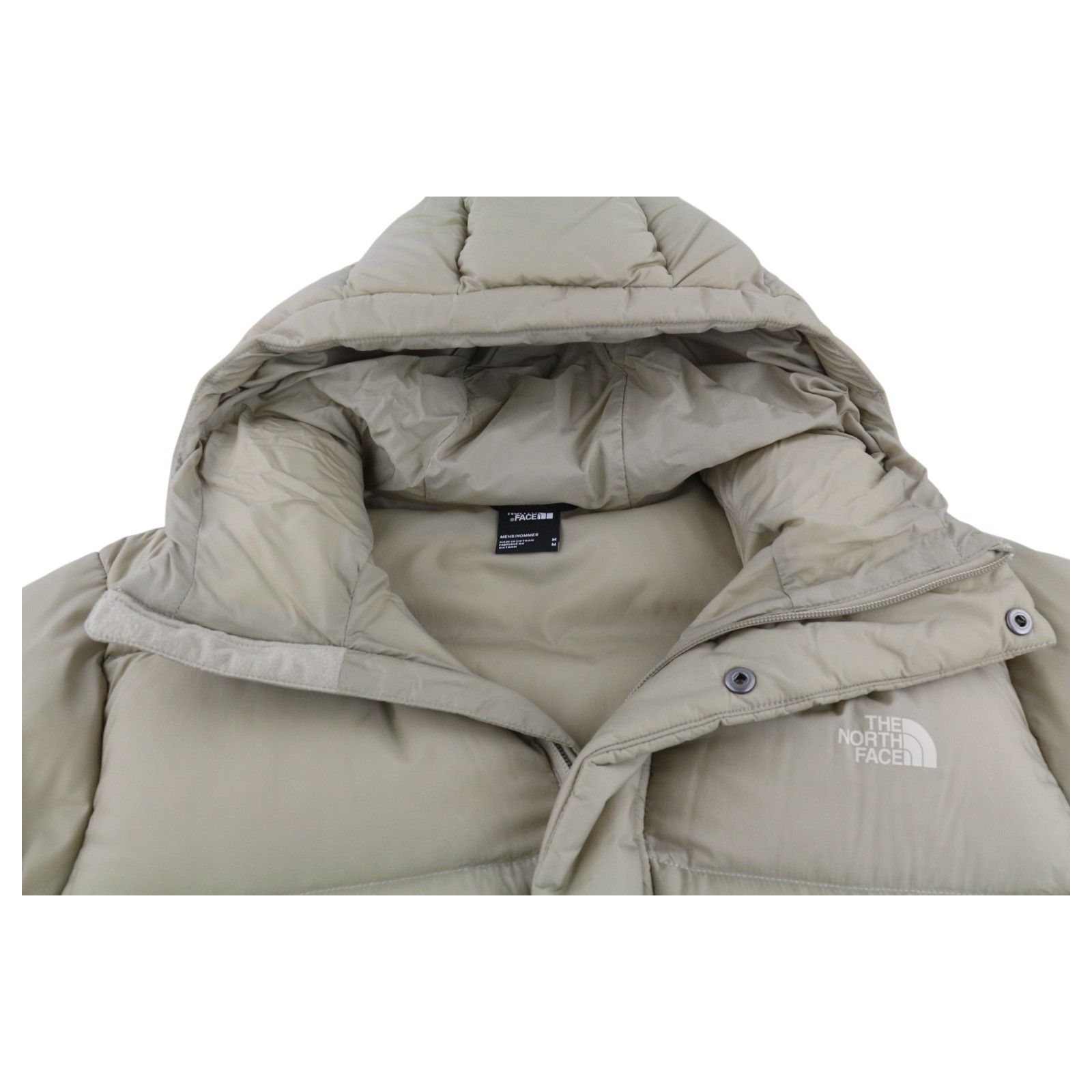 The North Face M Beige 700 Down Hooded Puffer Quilted 81472 Size US M / EU 48-50 / 2 - 5 Thumbnail
