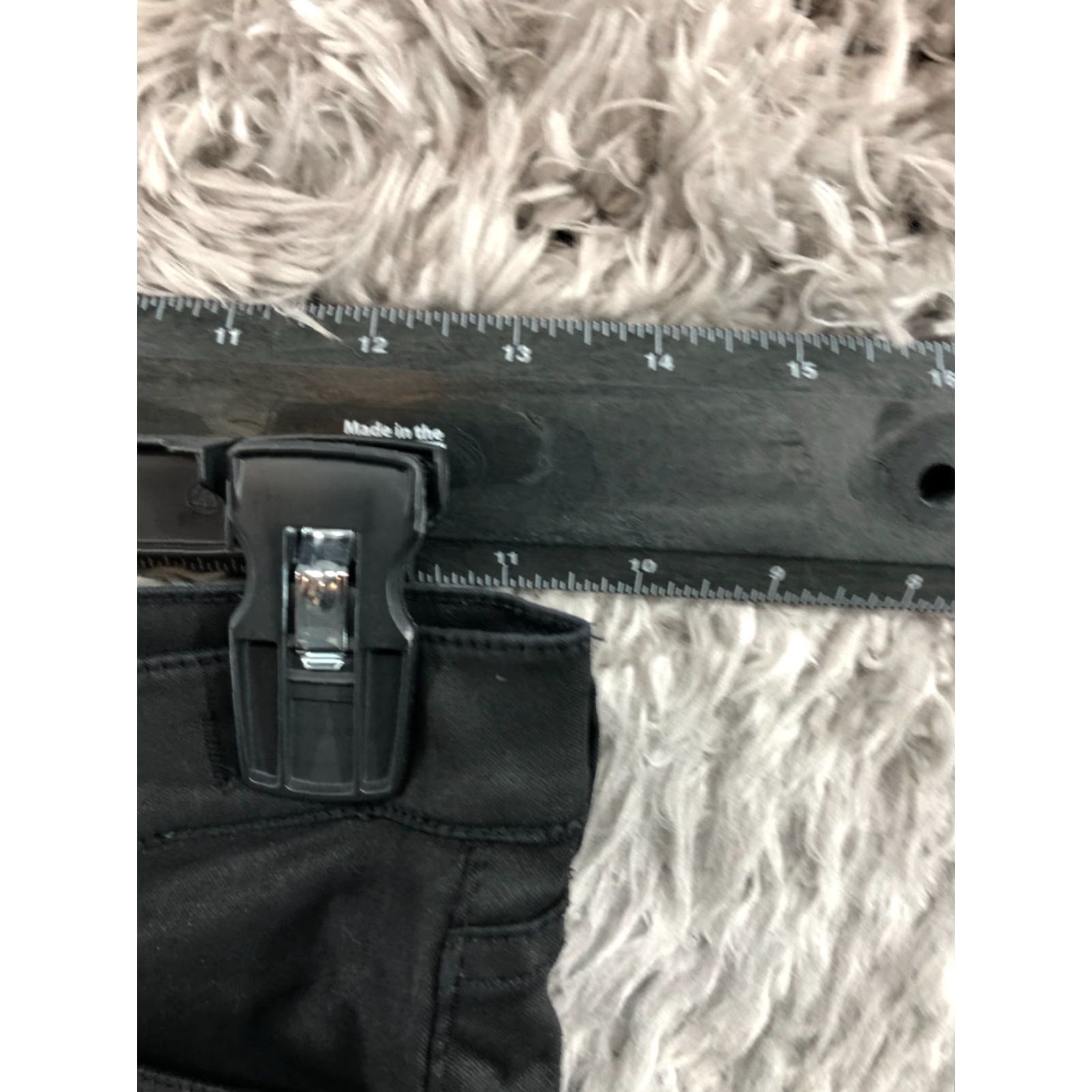 Madewell Madewell Skinny Jeans Regular Black Dark Wash 25 Women Denim 5-Pocket Button Zipper Inseam 29 Size 42" / US 20 - 2 Thumbnail