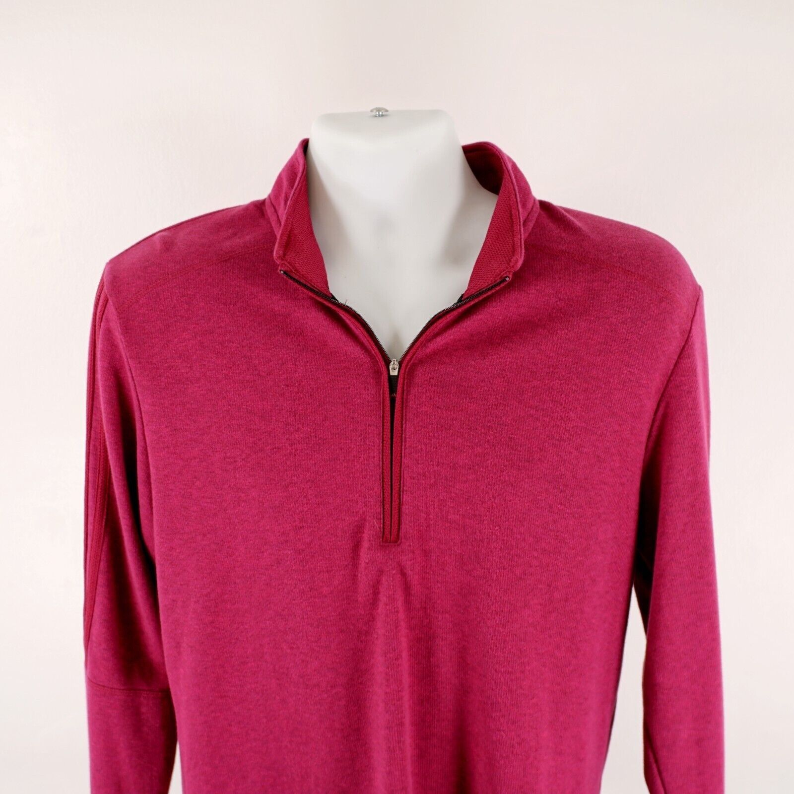 Adidas Adidas Red / Purple 1/4 Zip Pullover Athleisure Jacket Prime Size US S / EU 44-46 / 1 - 1 Thumbnail