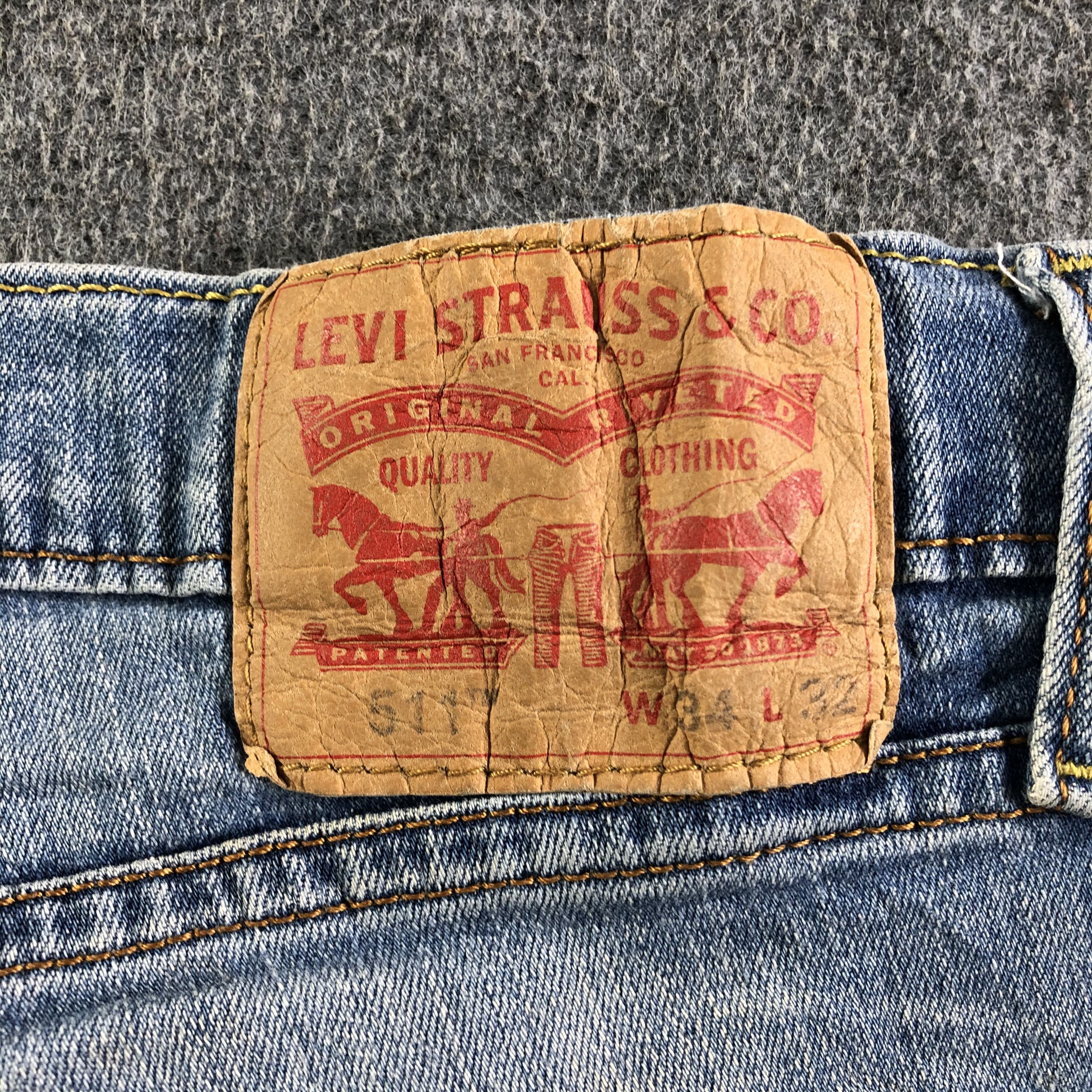 Levi's Vintage Blue Wash Levis 511 Jeans-J4207 Size US 32 / EU 48 - 5 Thumbnail