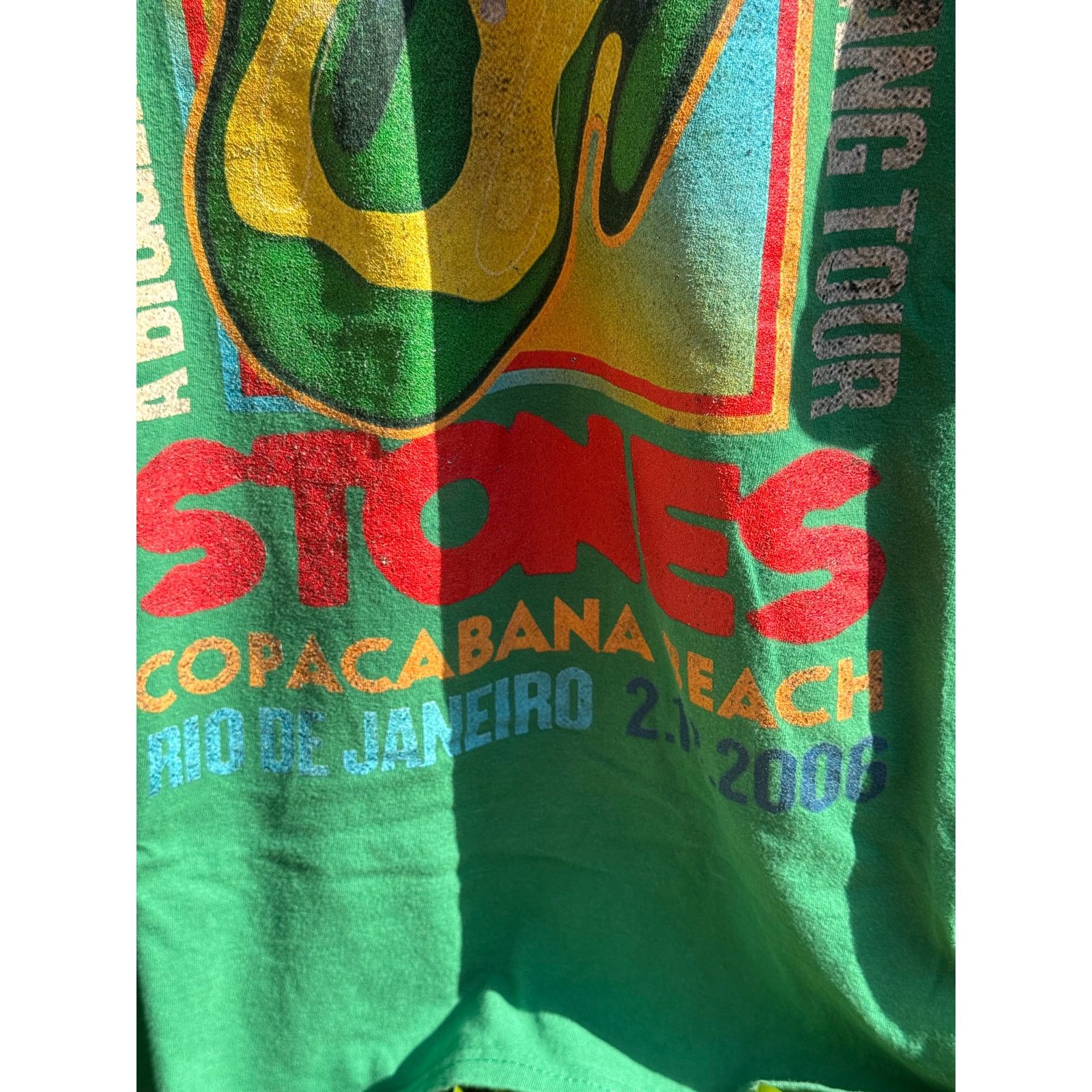 The Rolling Stones VTG Rolling Stones A Bigger Bang Tour Copacabana Beach Med Size US M / EU 48-50 / 2 - 3 Thumbnail