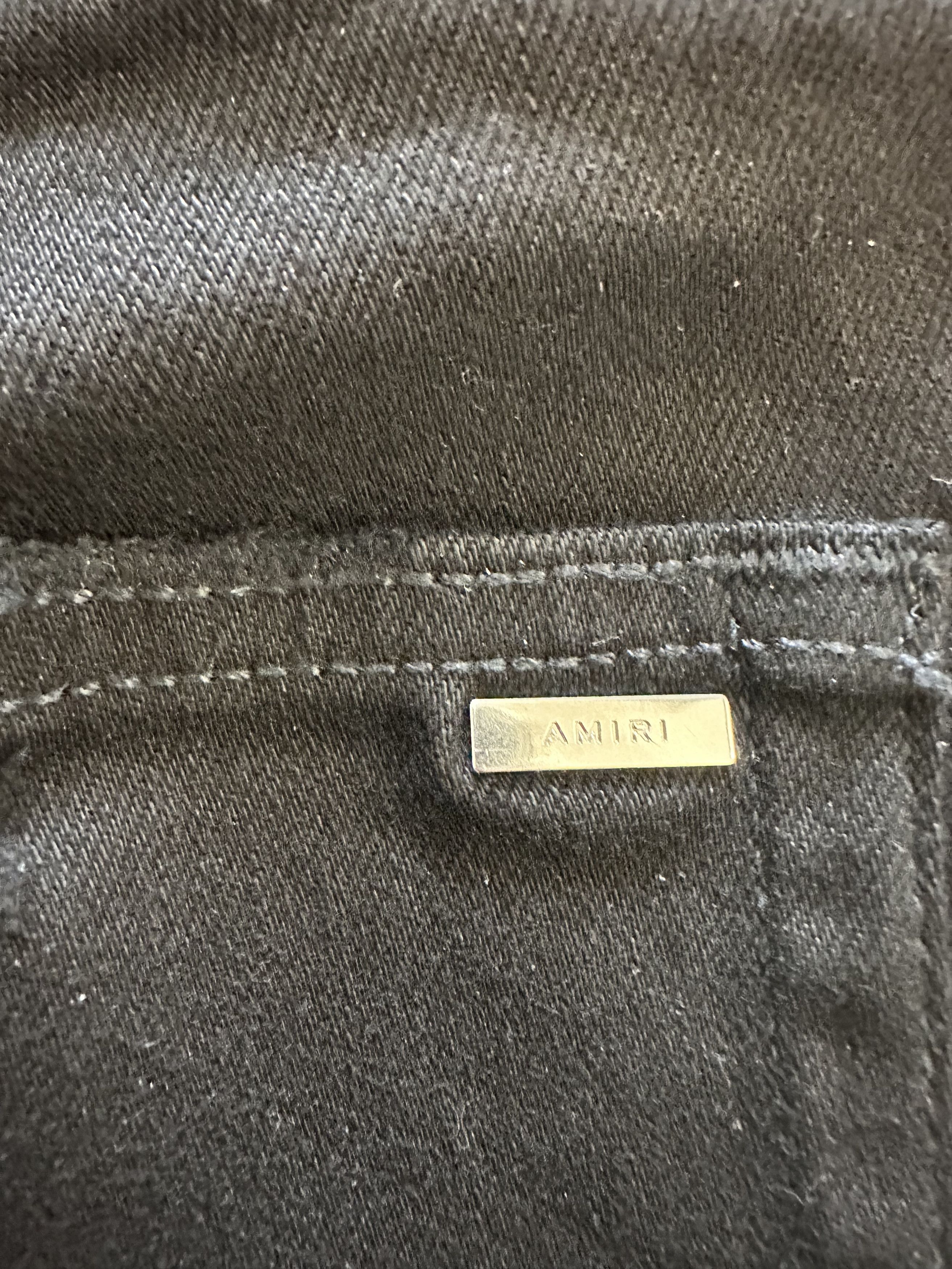 Amiri AMIRI Distressed Skinny Jeans - Black Size US 30 / EU 46 - 6 Thumbnail