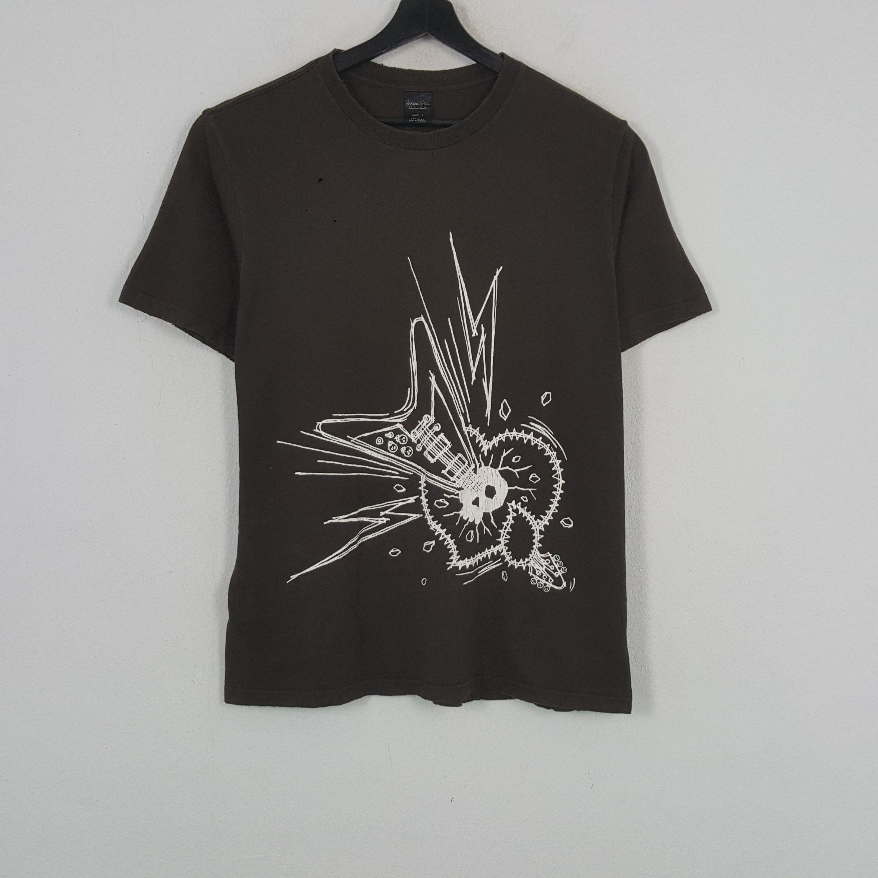 Japanese Brand × Vintage NUMBER NINE Japanese Brand Rock Style Tshirt C276N71 Size US L / EU 52-54 / 3 - 1 Thumbnail
