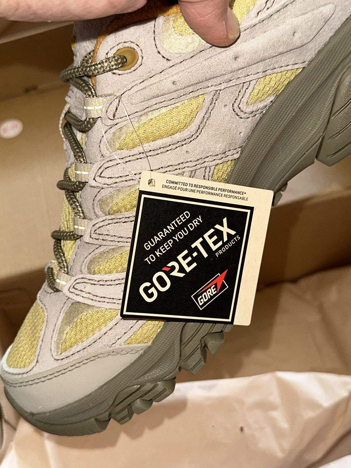 Merrell MERRELL MOAB 3 GTX GORETEX YELLOW NORI 7.5 Size US 7.5 / EU 40-41 - 6 Thumbnail
