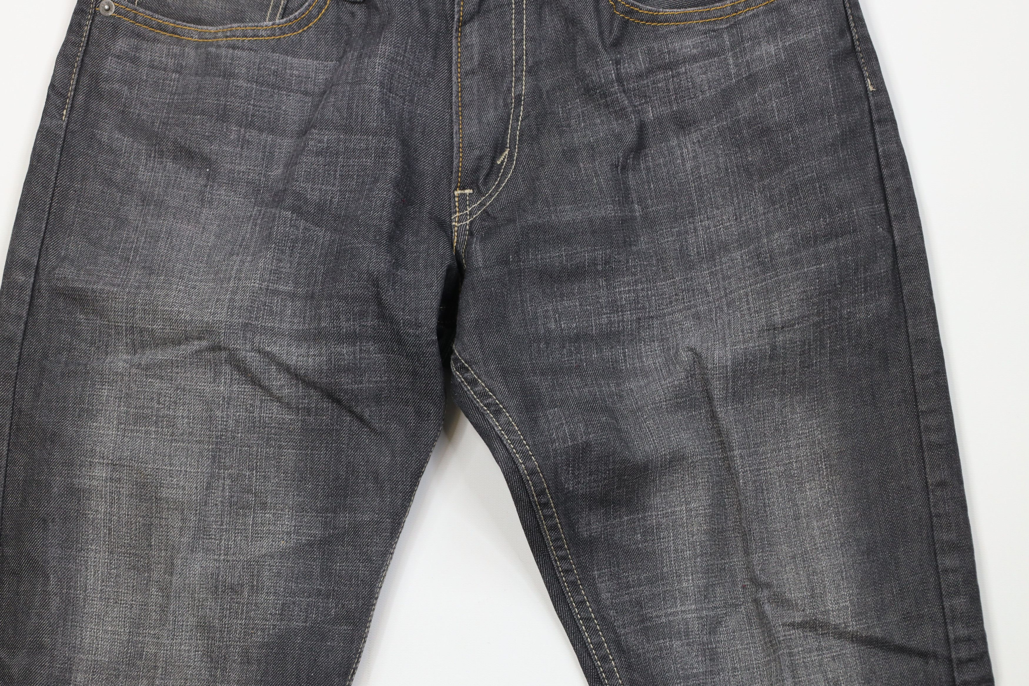 Levi's Vintage Y2K Levis 514 Straight Leg Denim Jeans Gray Cotton Size US 32 / EU 48 - 3 Thumbnail