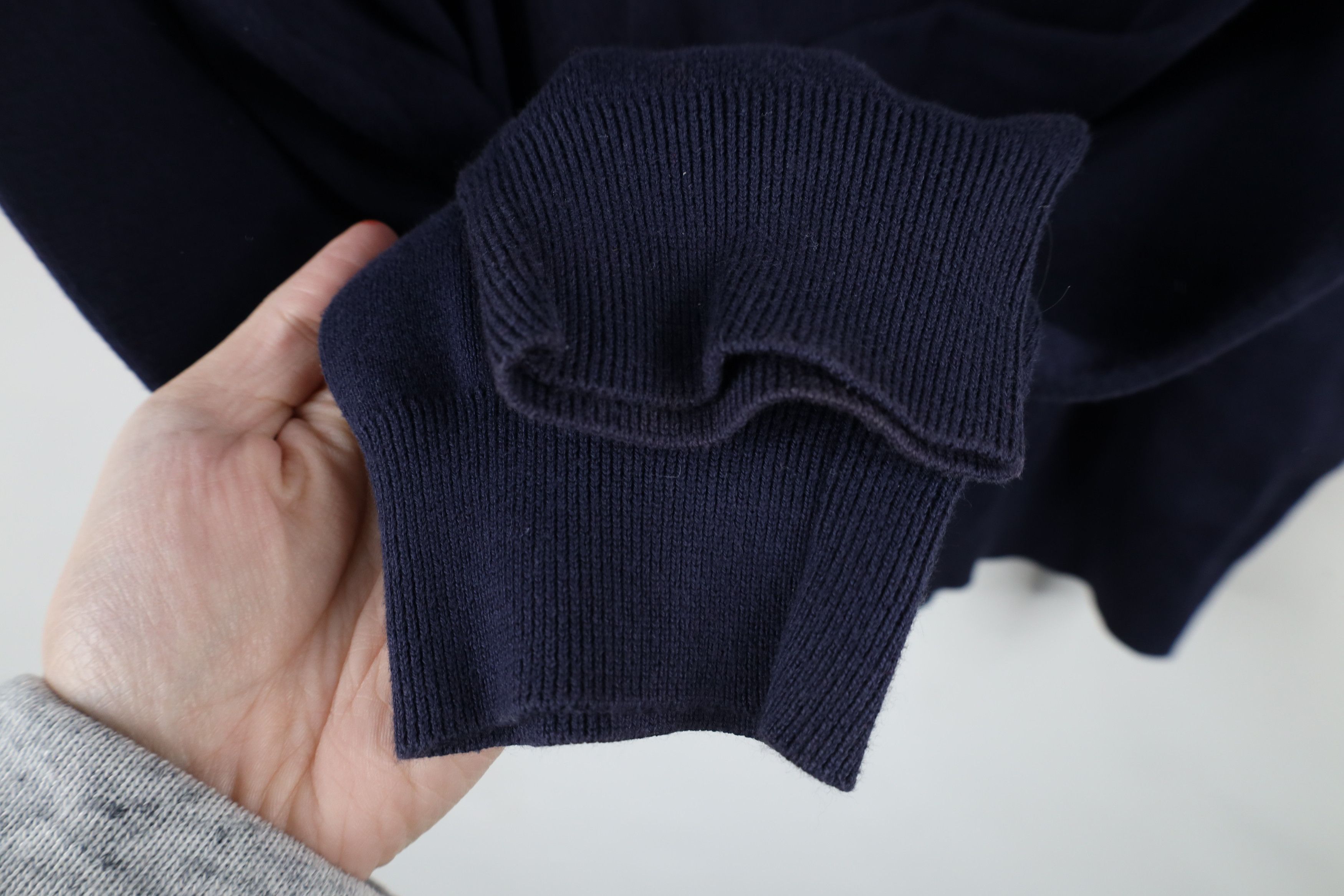 Ralph Lauren × Vintage Vintage 90s Ralph Lauren Pima Cotton Knit V-Neck Sweater Size US L / EU 52-54 / 3 - 6 Thumbnail
