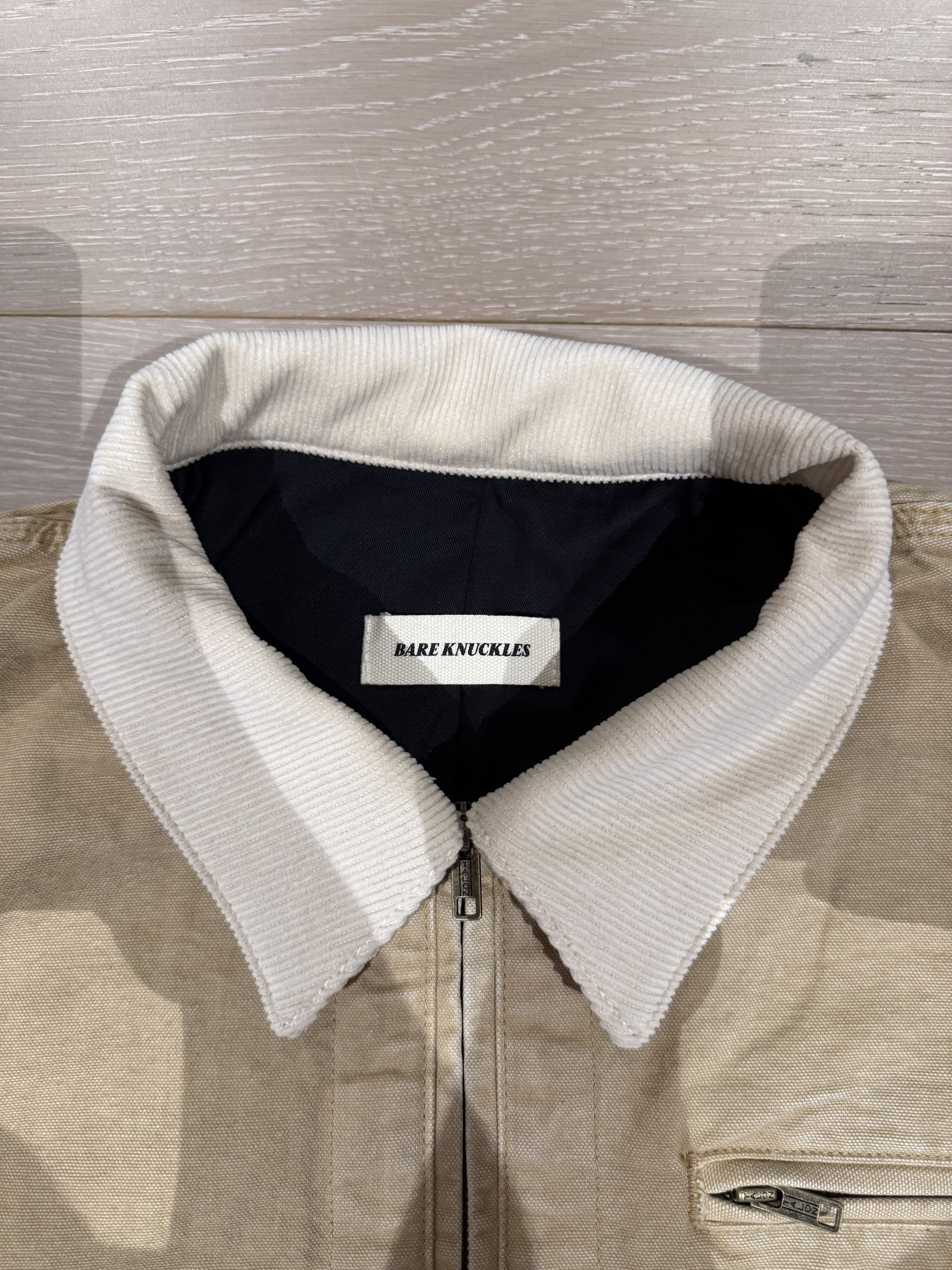 Bare Knuckles 💚 Bare Knuckles Canvas Work Jacket Washed Tan Medium NEW Size US M / EU 48-50 / 2 - 9 Thumbnail