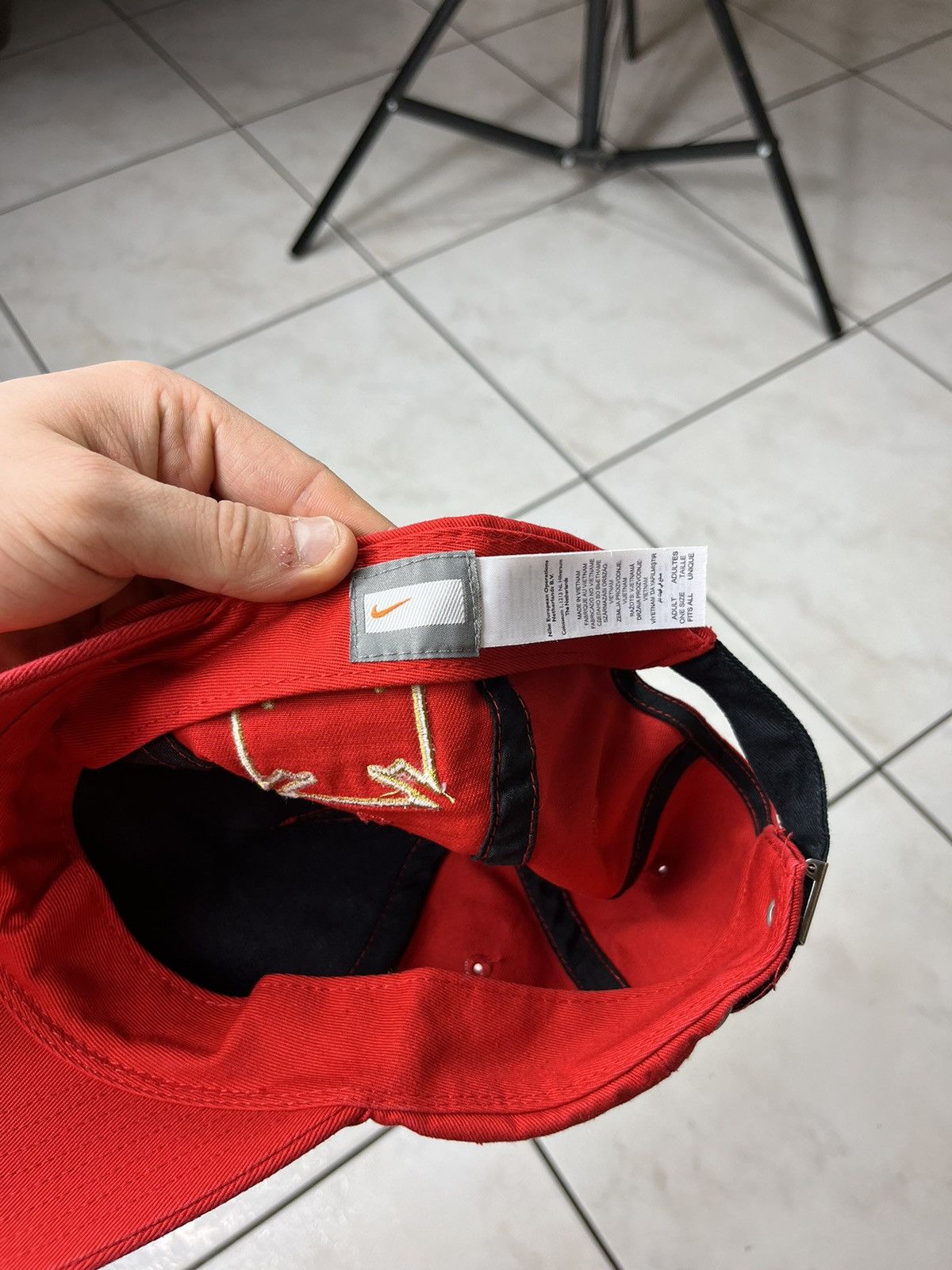 Nike × Vintage Nike vintage Portugal core cap y2k cr7 Cristiano Ronaldo hat Size ONE SIZE - 10 Thumbnail