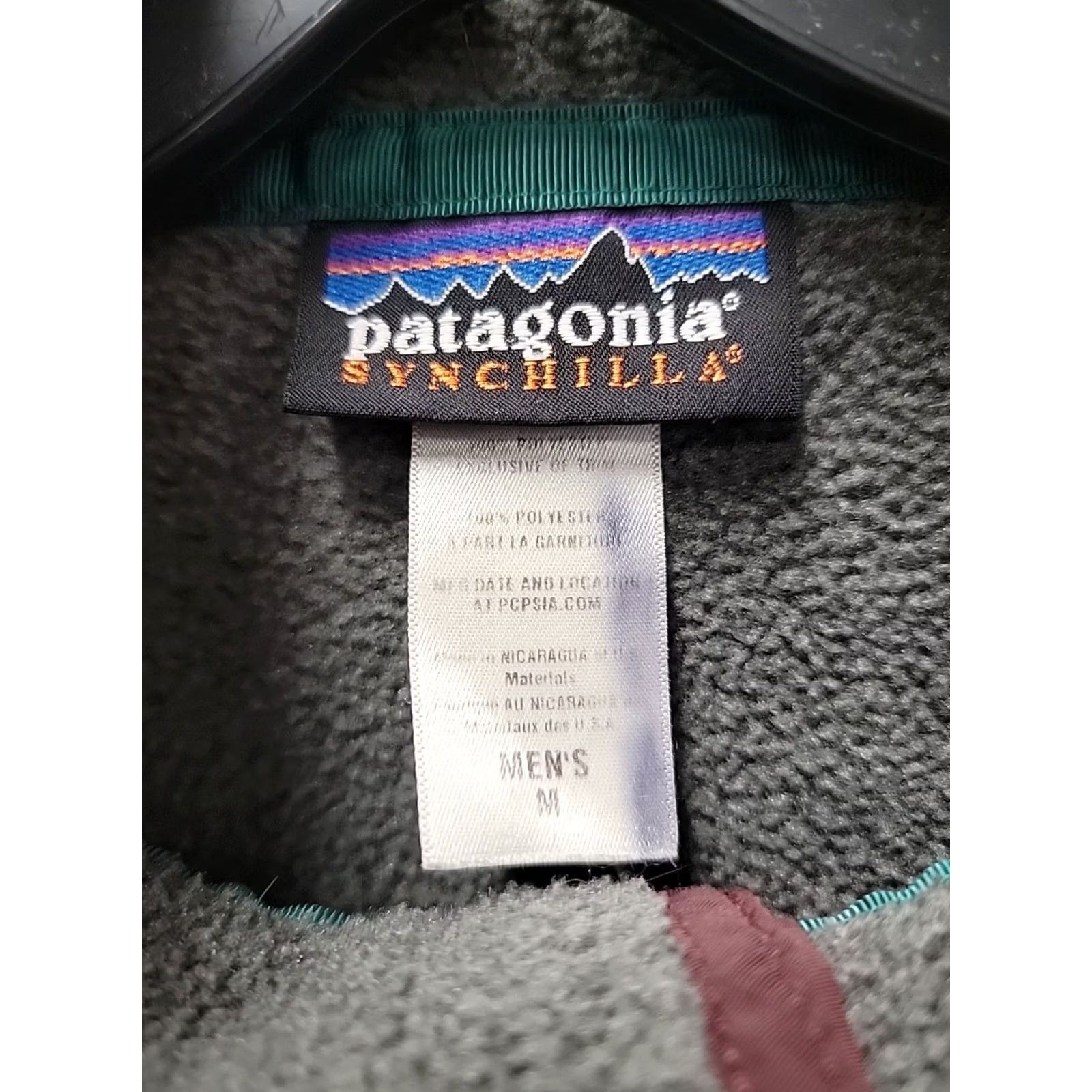 Patagonia Patagonia Synchilla Snap T Pullover Fleece Men's M Grey red Jacket Snap Pullover Bodywarmer Logo 90s Style Mens Size US M / EU 48-50 / 2 - 7 Thumbnail
