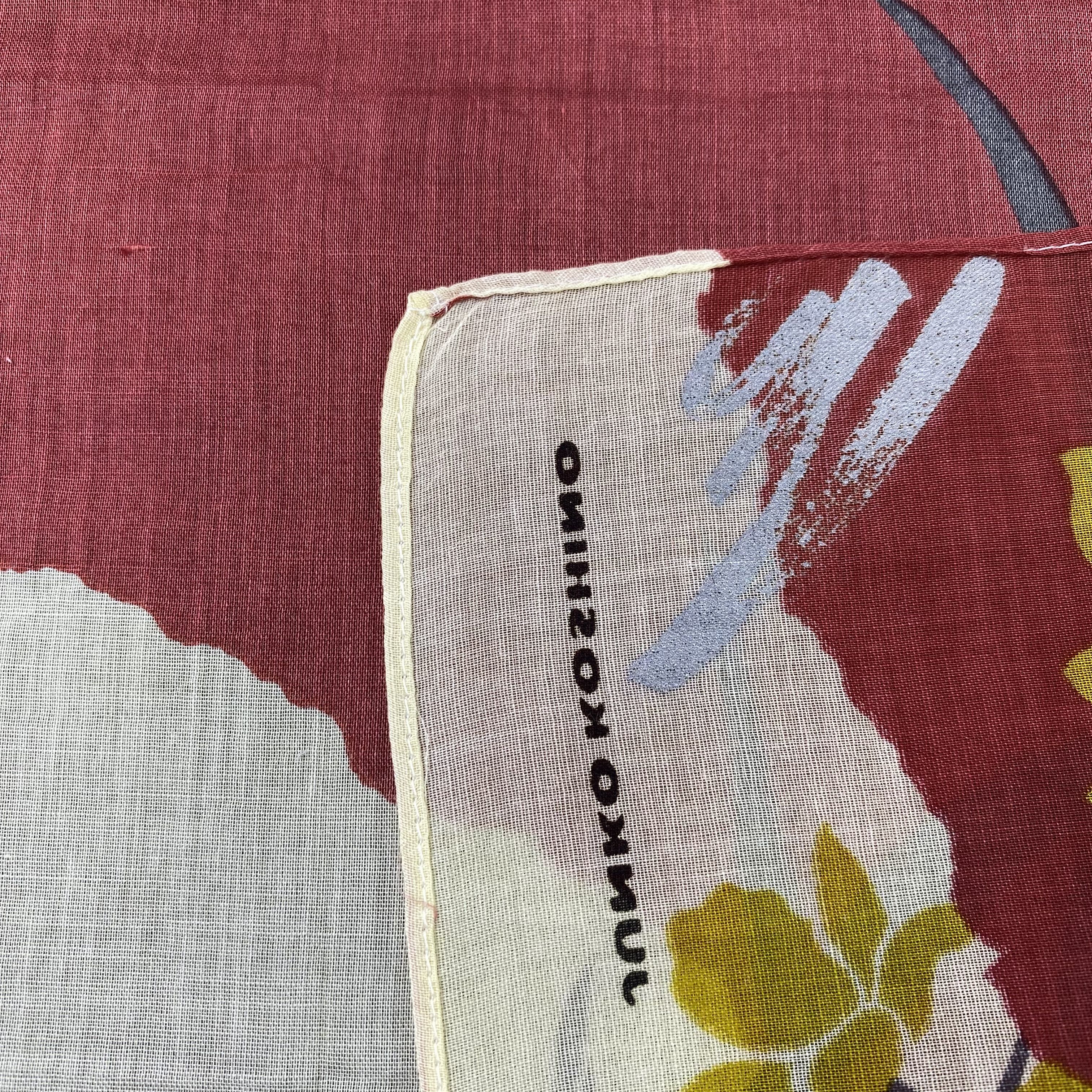 Japanese Brand Junko Koshino Handkerchief / Bandana / Neckerchief-B1361 Size ONE SIZE - 6 Thumbnail