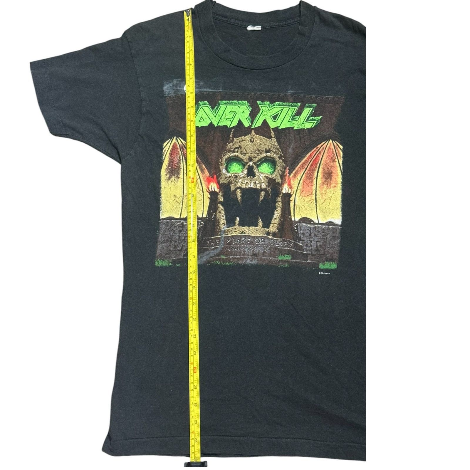 Other Vintage 1989 Overkill Tour band Tee Rare Metal Shirt M/L Size US L / EU 52-54 / 3 - 5 Thumbnail