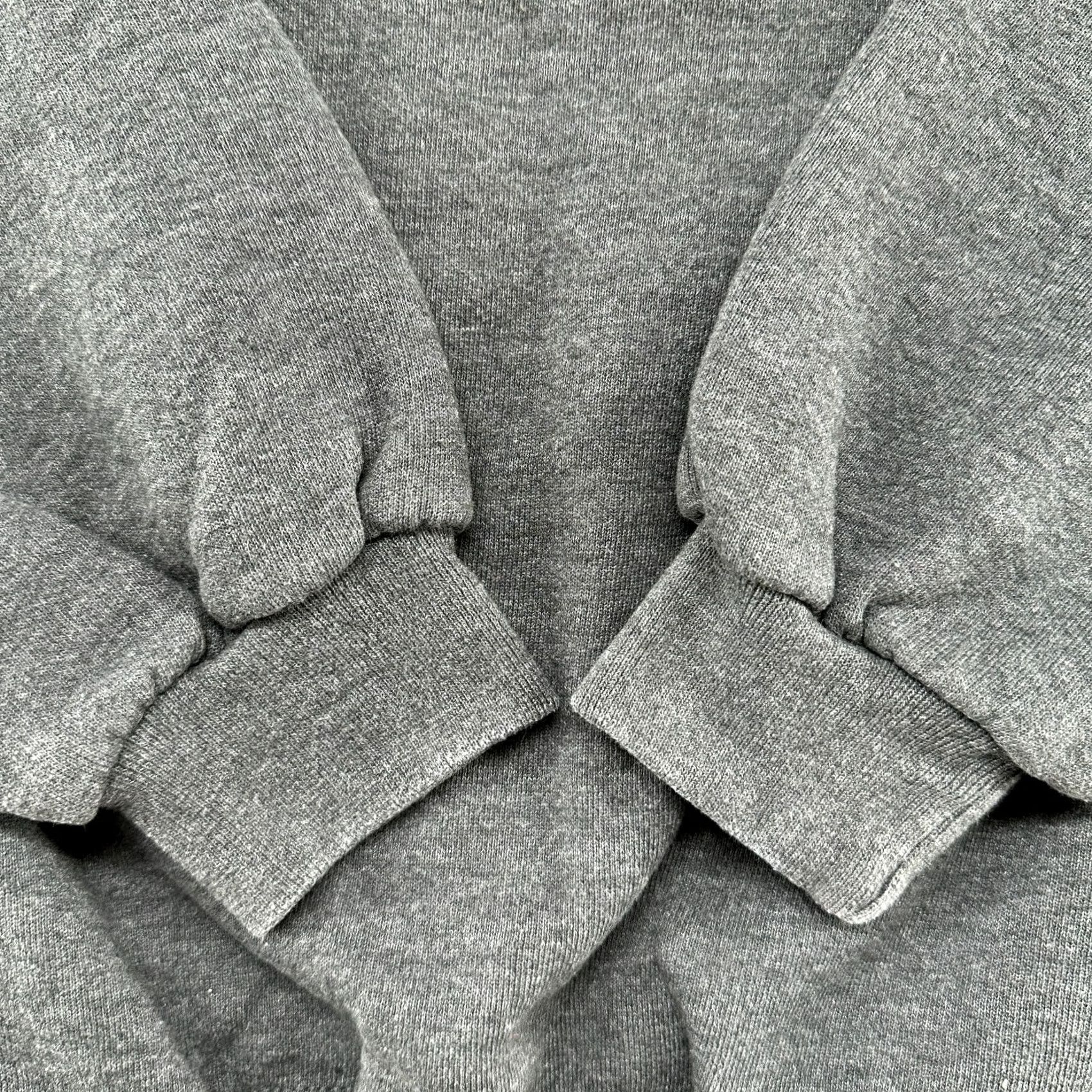 Russell Athletic VINTAGE Russell Sweatshirt Mens XL Gray Pullover Cotton 90s Y2K Crew Neck Long Sleeve Skater 1/2 Zip Size US XL / EU 56 / 4 - 3 Thumbnail