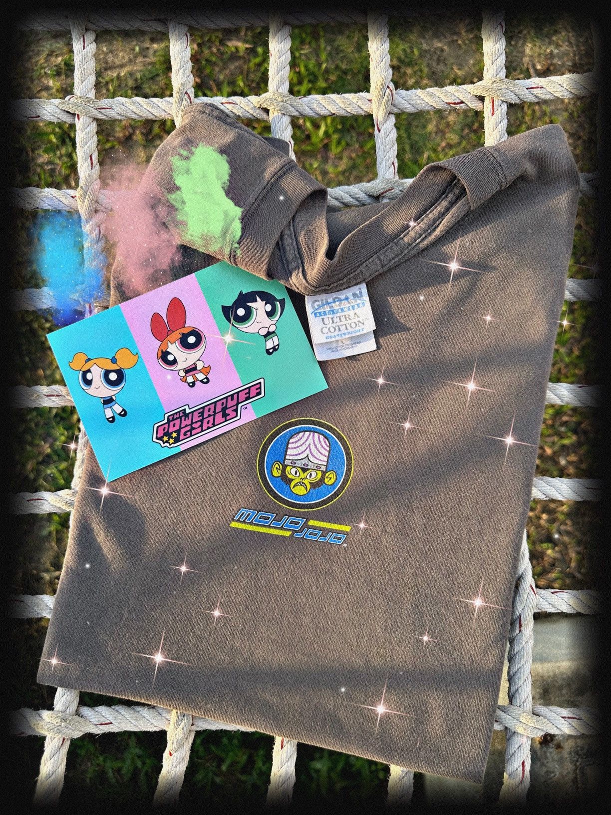 Cartoon Network × Vintage 🦠😈VINTAGE THE POWER PUFF GIRLS “MOJO JOJO” CHARACTER TEE🔬💊 Size US L / EU 52-54 / 3 - 1 Thumbnail