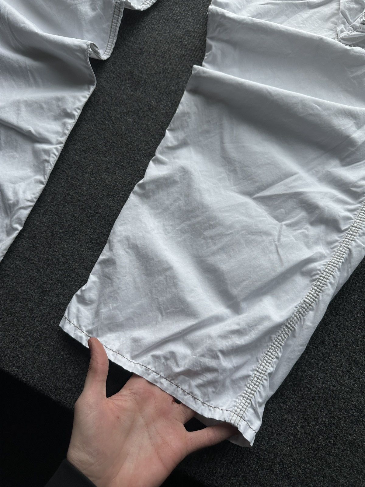 Armani ARMANI JEANS 🚨 CARGO WHITE PANTS LUXURY PANTS MULTIPOCKET Size US 32 / EU 48 - 2 Thumbnail