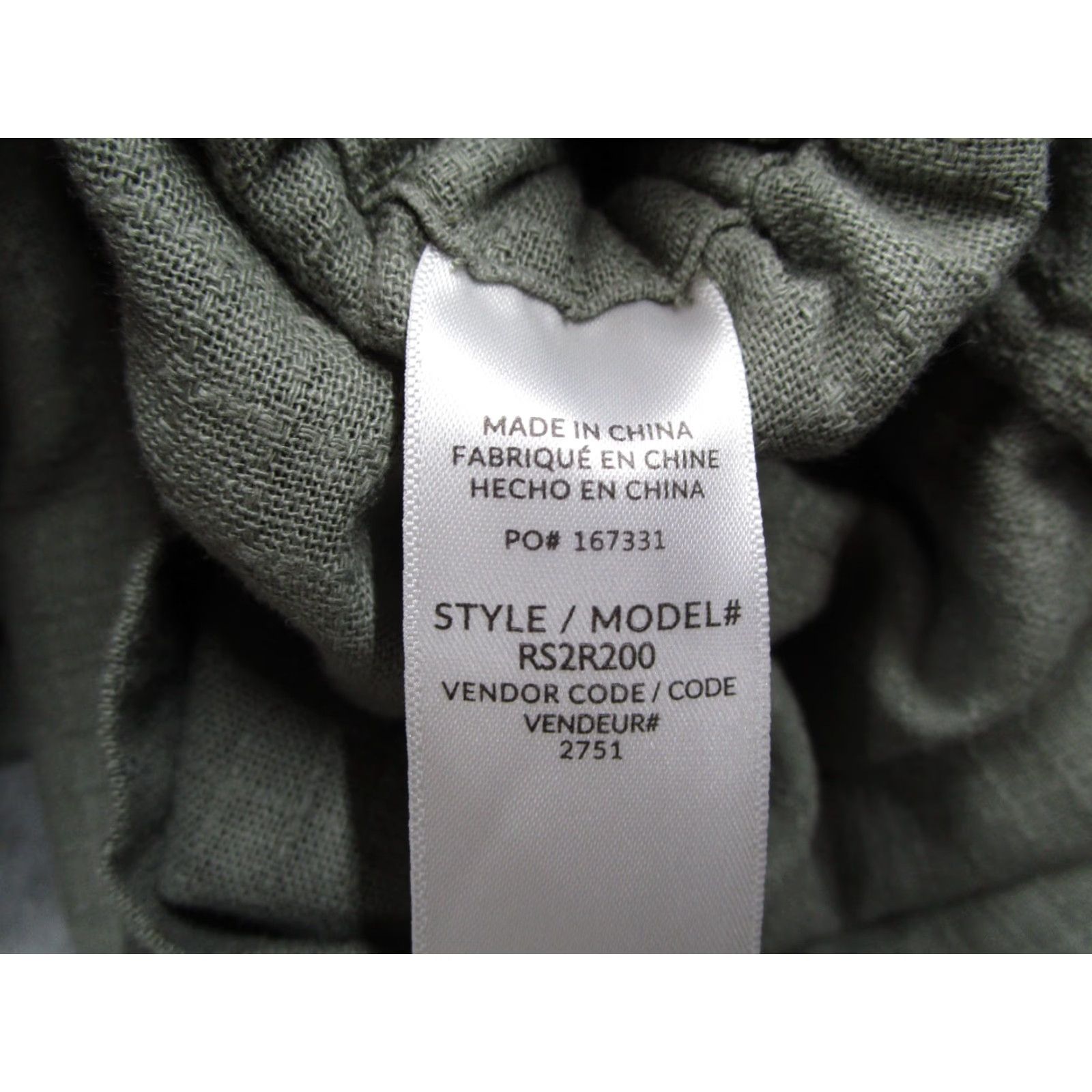 Splendid Splendid Mary Lawless Romper Women XL Green 3/4 Sleeve Linen Blend Size 40" / US 18 - 4 Thumbnail