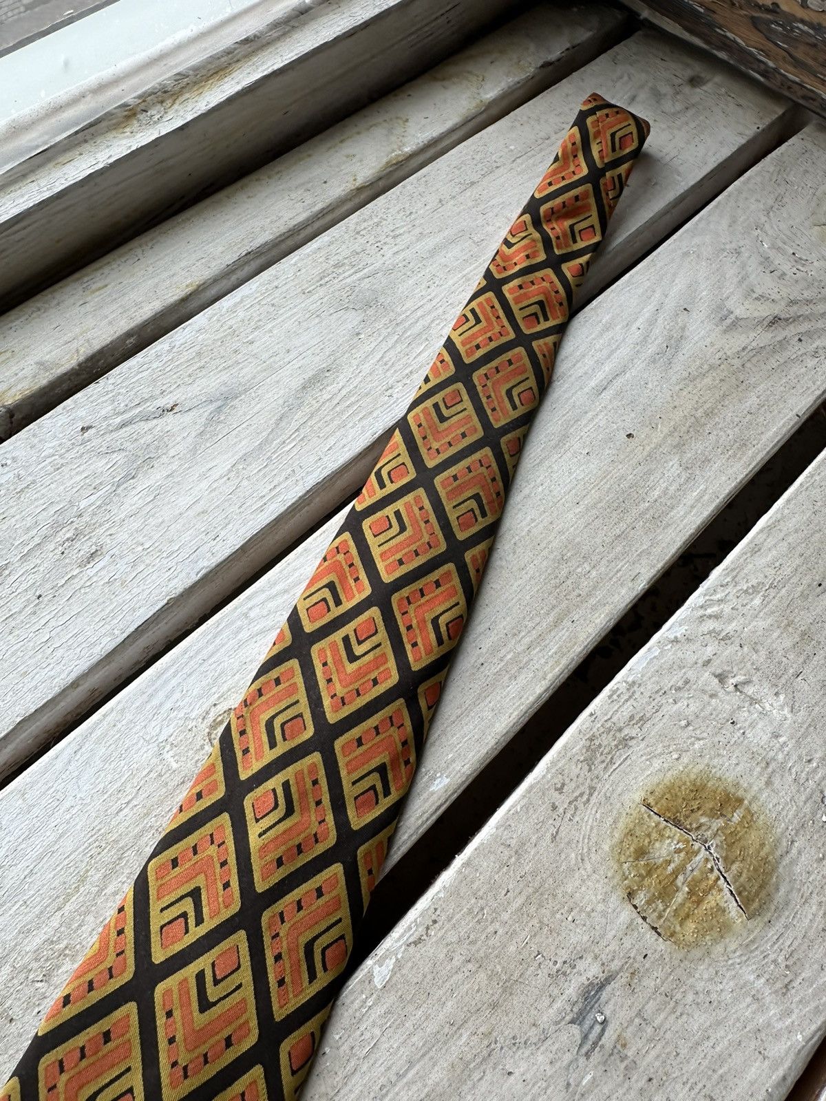 Lanvin × Vintage VINTAGE 90s Lanvin Men’s Tie Pure Silk luxury old money Size ONE SIZE - 9 Thumbnail
