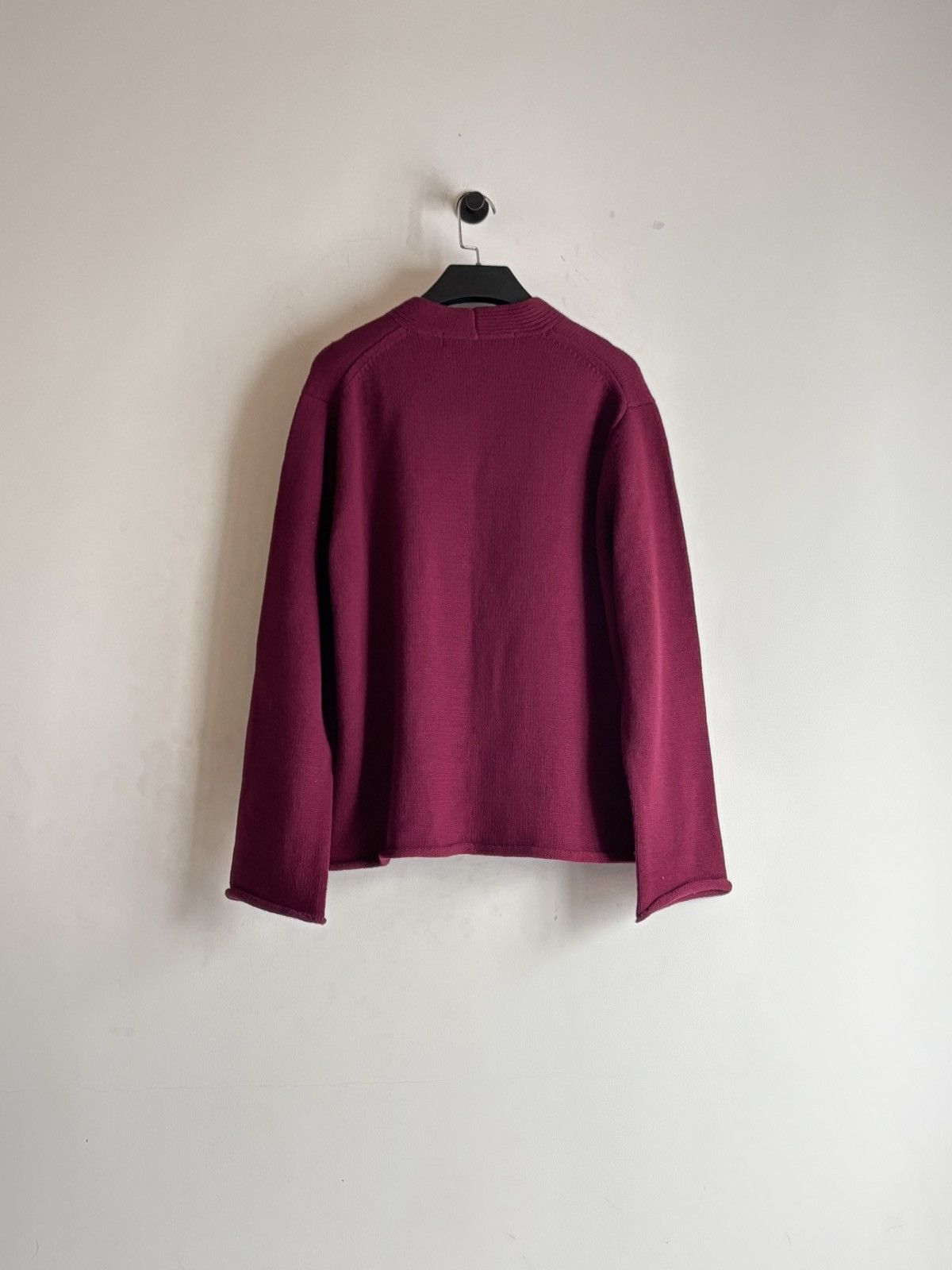 Comme des Garcons Homme Plus Comme Des Garçons | AW2000 Bordeaux Red Sweater Size US M / EU 48-50 / 2 - 7 Thumbnail