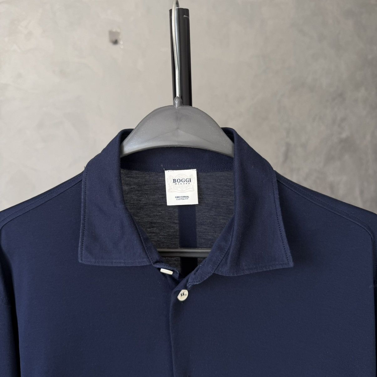 Boggi Boggi Easy Formal Stretch Shirt Size US L / EU 52-54 / 3 - 4 Thumbnail