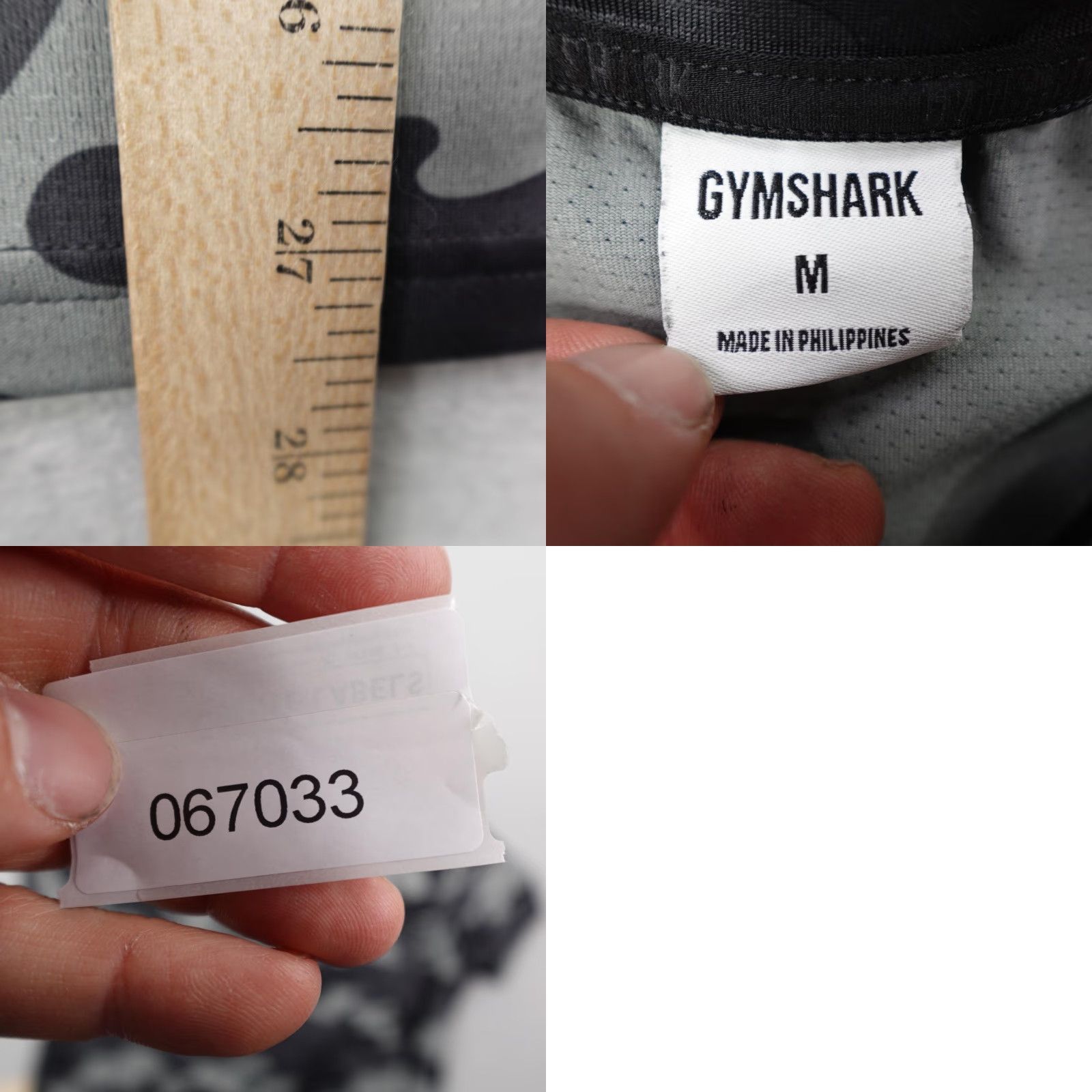 Gymshark Gymshark Shirt Mens M Gray Camo Performance Athletic Workout Gym Training Shirt Size US M / EU 48-50 / 2 - 8 Thumbnail