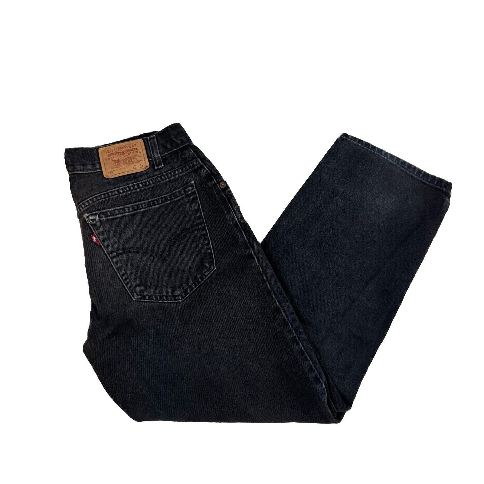 Levi's Vintage 550 Levi’s Black Denim Jeans Pants Size US 32 / EU 48 - 1 Thumbnail