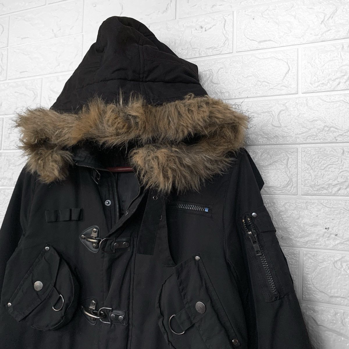 If Six Was Nine FUR HOODIE CE 2 JAPAN MILITARY JACKET Size US S / EU 44-46 / 1 - 6 Thumbnail