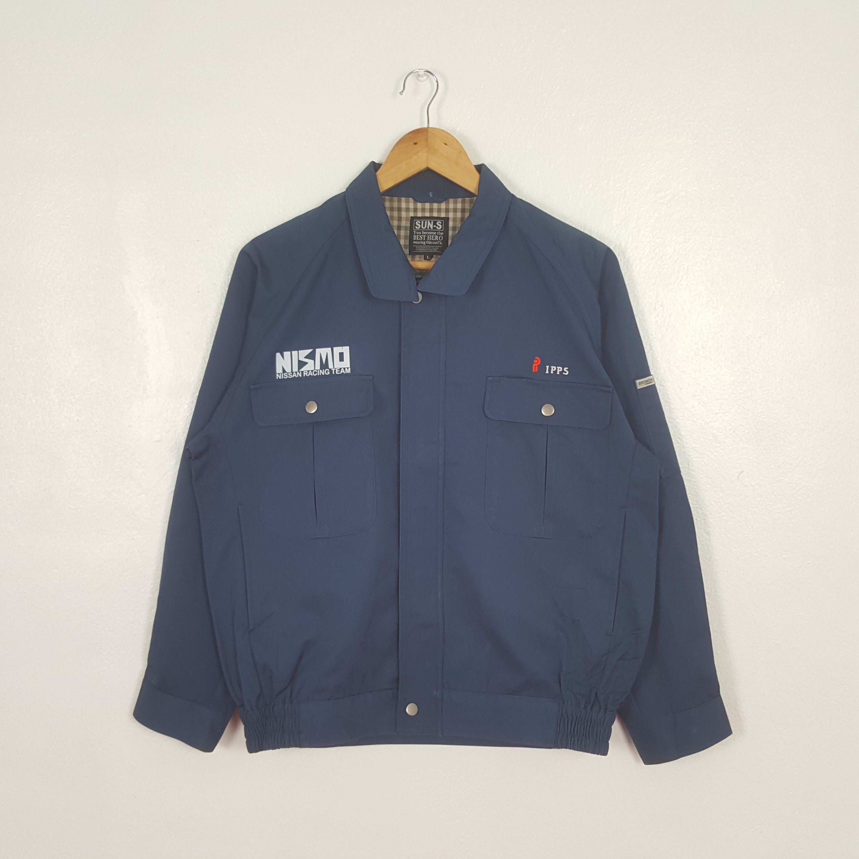 Nissan Vintage Nismo Nissan Japan Racing Team Custom Jacket C304N1 Size US L / EU 52-54 / 3 - 3 Thumbnail
