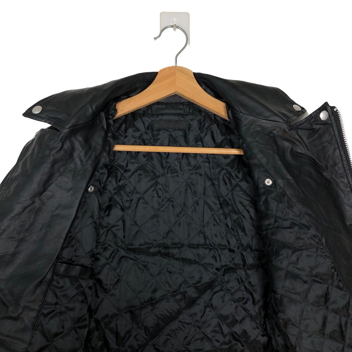 Japanese Brand 🔥Bondage Design Soft Leather Bomber Jacket Uniqlo Japan Size US M / EU 48-50 / 2 - 11 Thumbnail