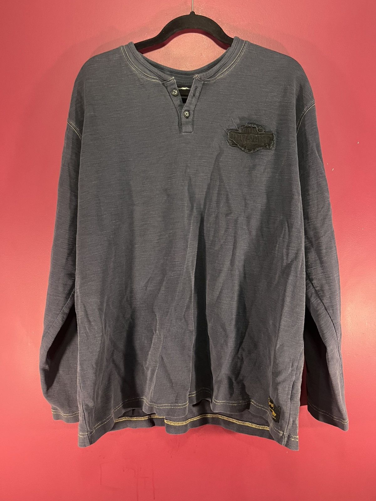 Harley Davidson Harley distressed patch long sleeve Size US XL / EU 56 / 4 - 1 Thumbnail