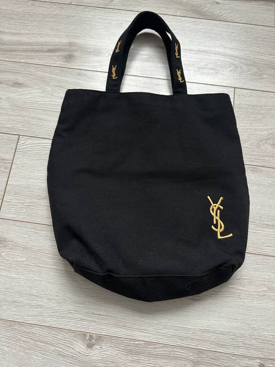 Yves Saint Laurent Yves Saint Laurent Novelty Tote Bag Embroidery Logo Size ONE SIZE - 4 Thumbnail