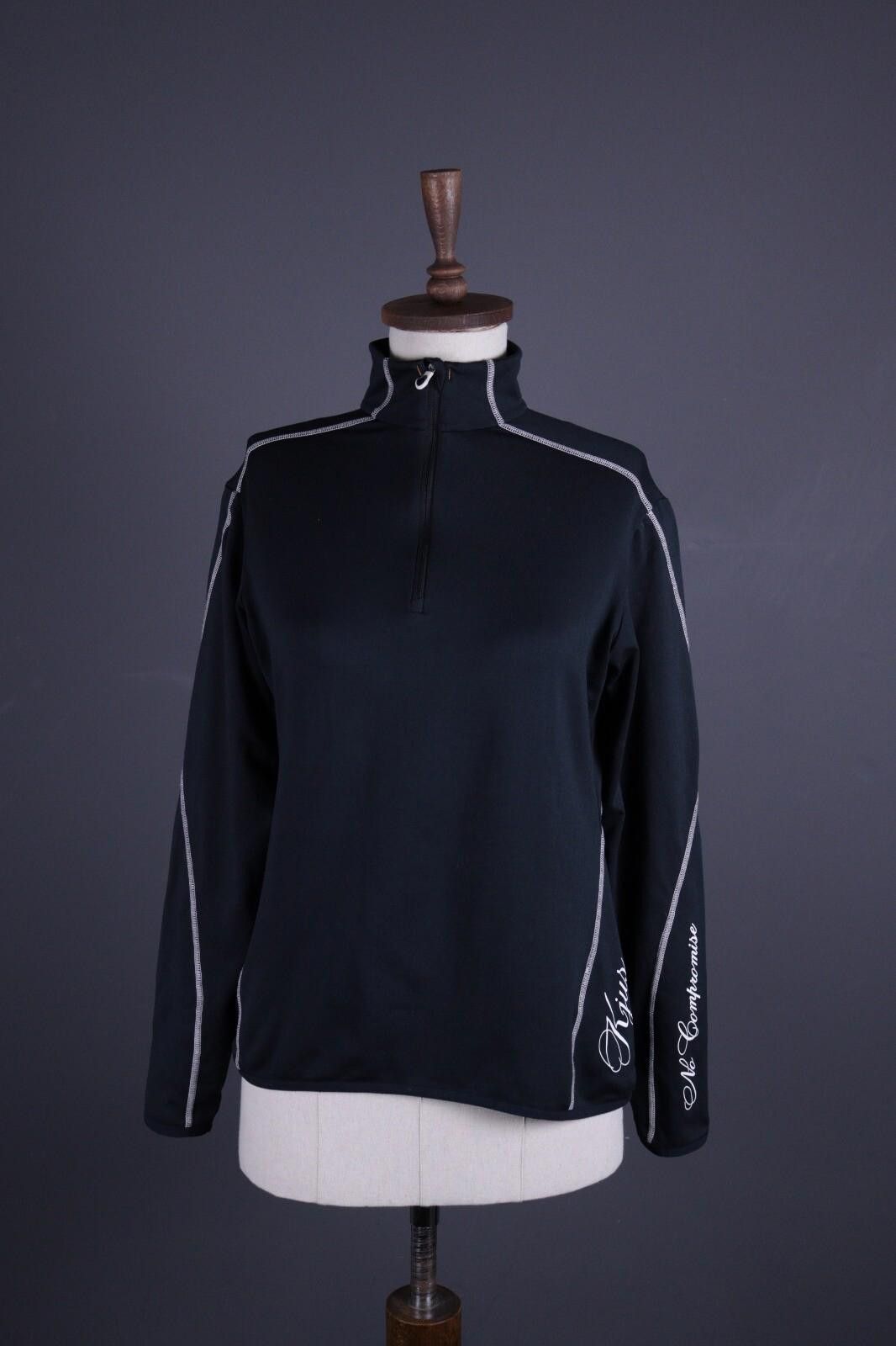KJUS KJUS Black Fleece Pullover Activewear Base Layer 42 / XL Size XL / US 12-14 / IT 48-50 - 1 Thumbnail