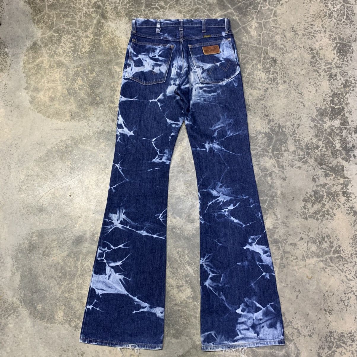 Wrangler Flare Vintage Wrangler Acid Wash Bell Bottom Jean Size US 28 / EU 44 - 1 Thumbnail