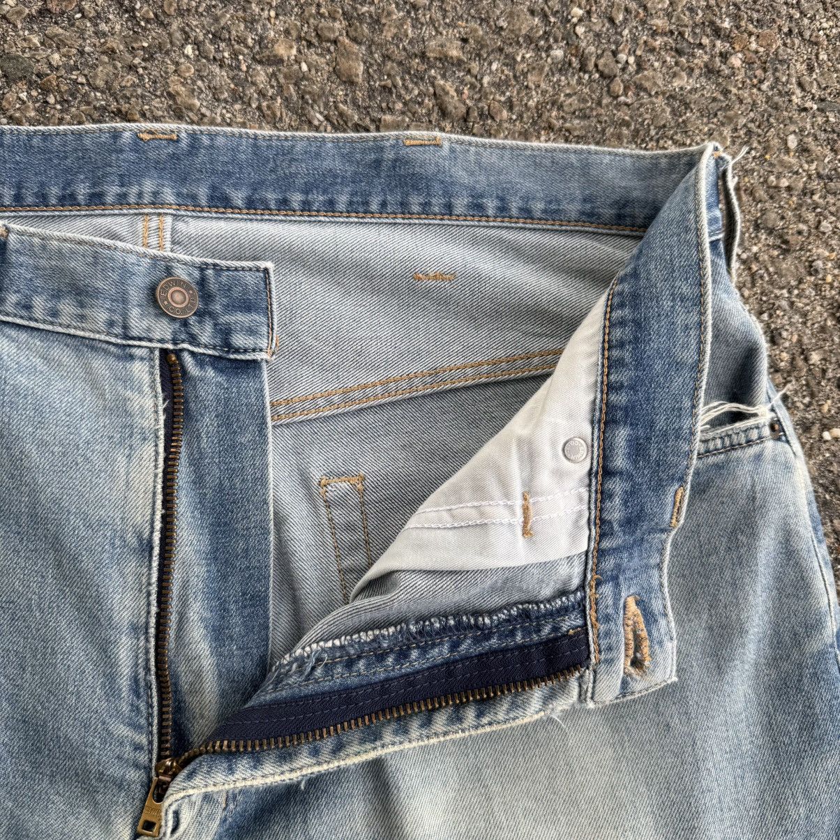 Edwin W38 Vintage Edwin Faded Mud Washer Denim Jean Pants Size US 38 / EU 54 - 6 Thumbnail