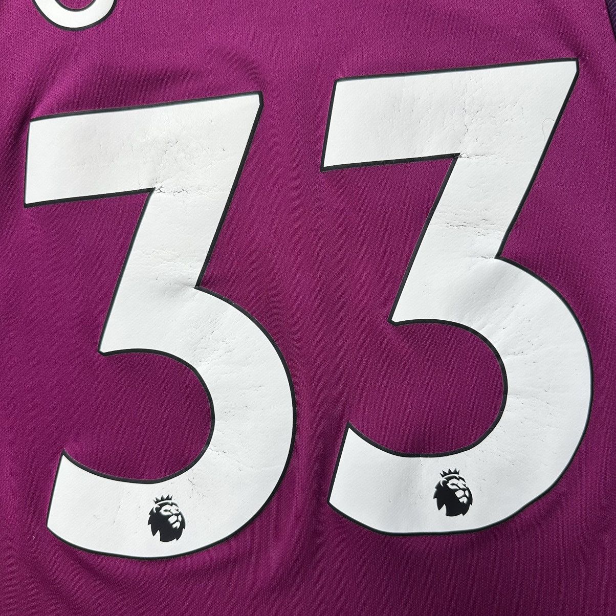 Nike MAN CITY NIKE 2017/2018 FOOTBALL AWAY JERSEY #33 JESUS Size US XL / EU 56 / 4 - 12 Thumbnail