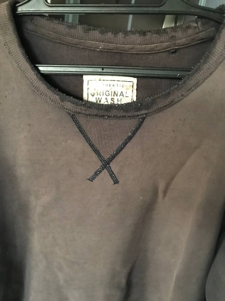 Japanese Brand Thrashed Distressed Sunfaded ERD Style Crewneck Size US L / EU 52-54 / 3 - 2 Thumbnail