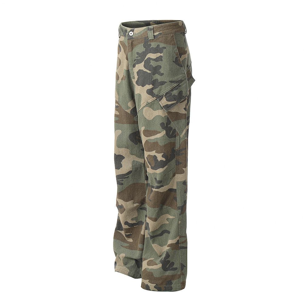 Japanese Brand × Jean American loose camouflage outdoor casual wide-leg trousers Size US 32 / EU 48 - 2 Thumbnail