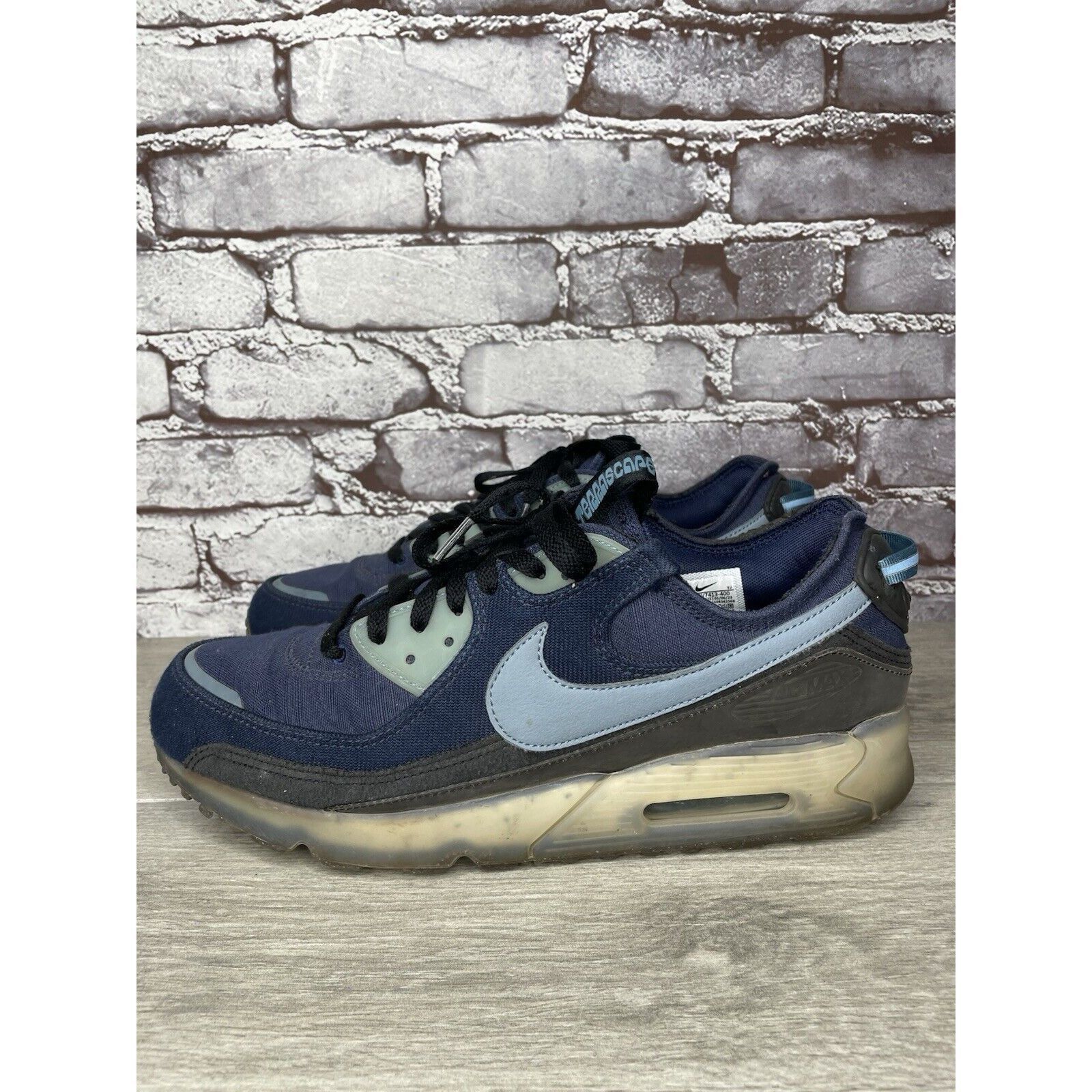 Nike Nike Air Terrascape 90 Midnight Navy Aqua Athletic Shoes Sne Size US 12 / EU 45 - 1 Thumbnail